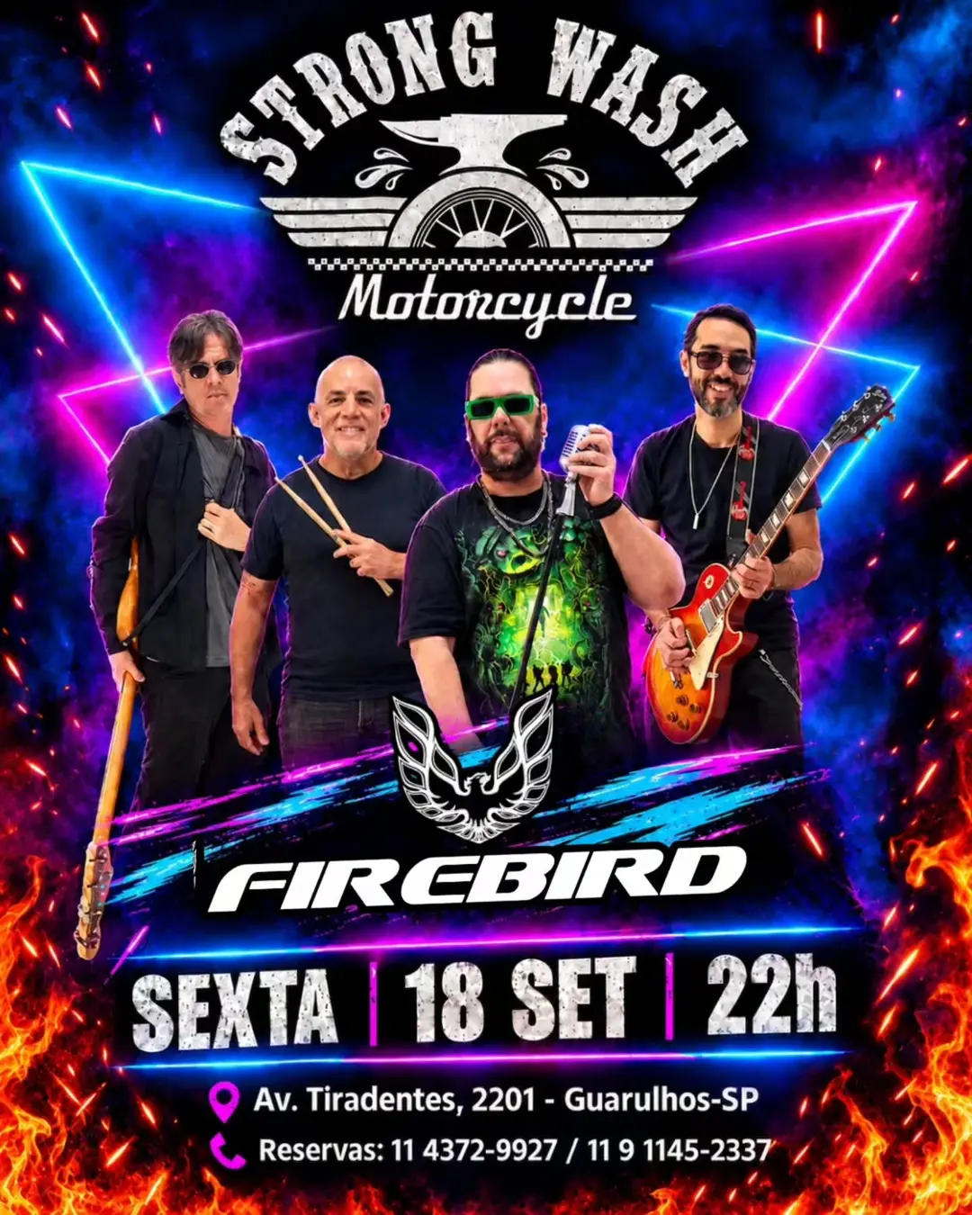 Flyer de Banda Firebird