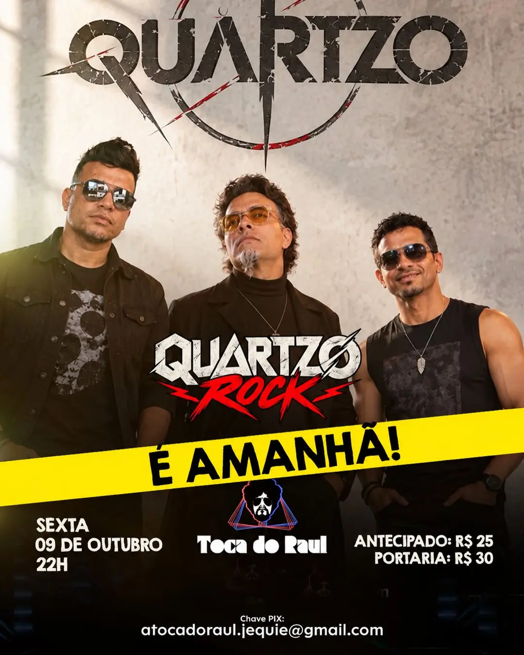 Flyer de QuartzO Rock