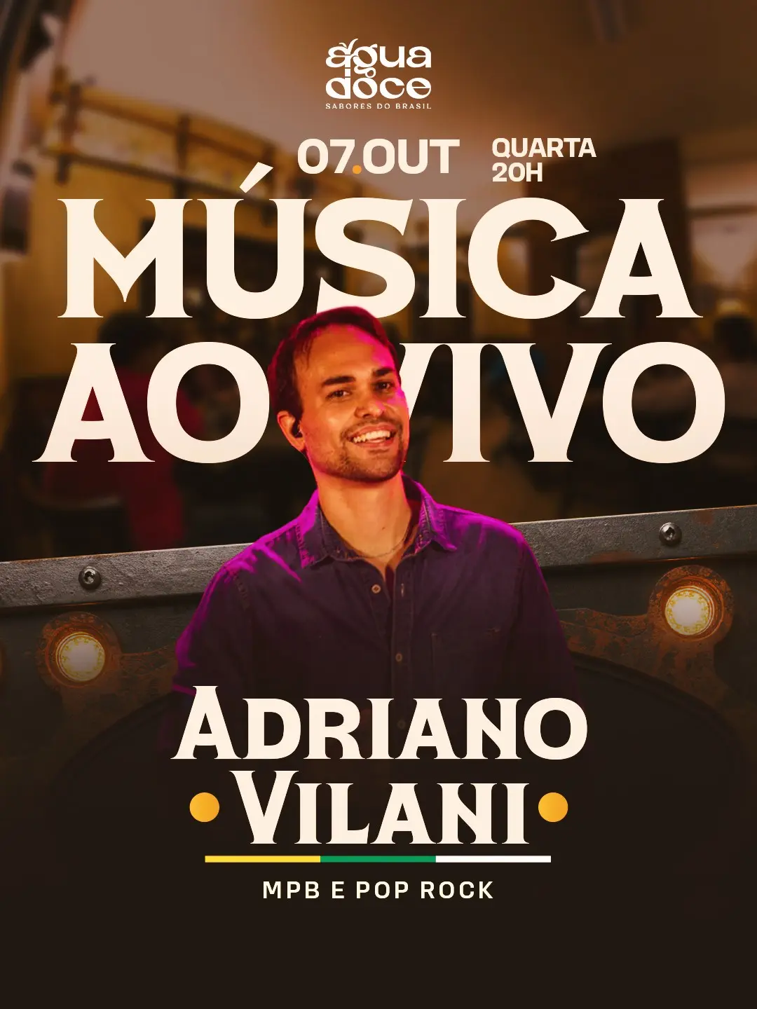 Flyer de Adriano Vilani