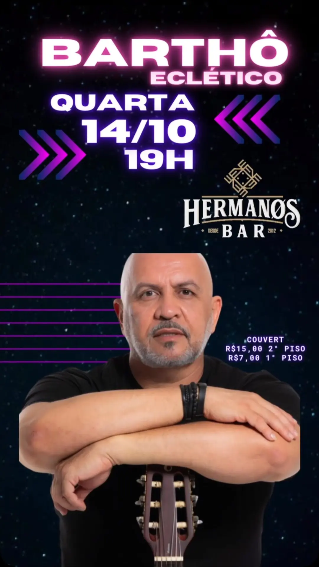 Flyer de Bartho e Banda