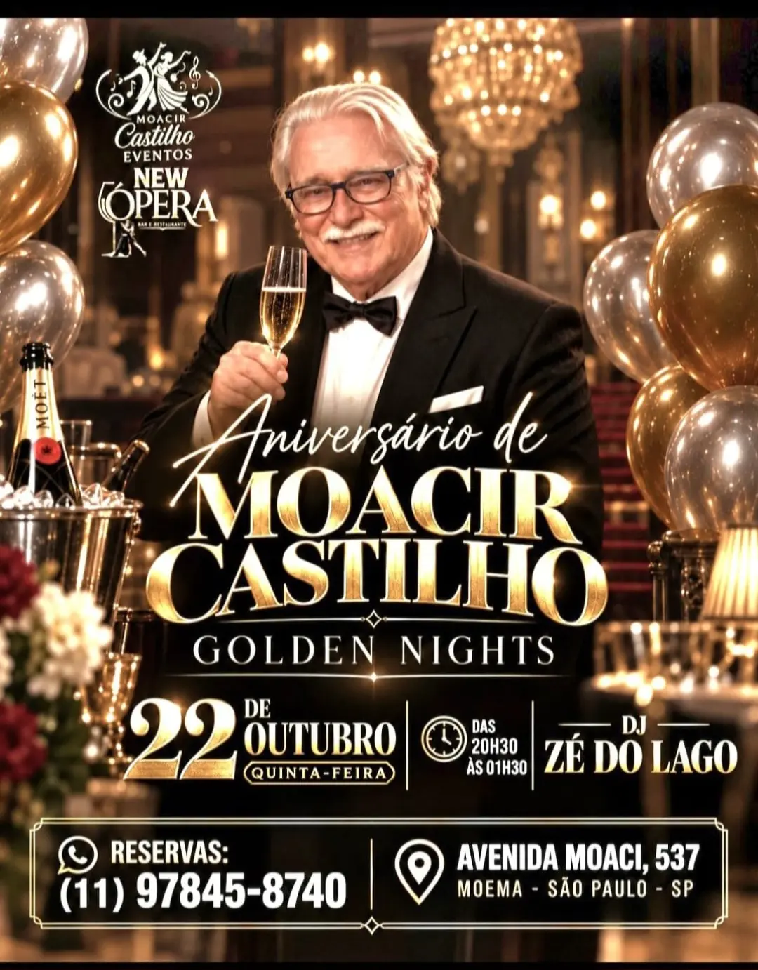Flyer de DJ ZÉ DO LAGO
