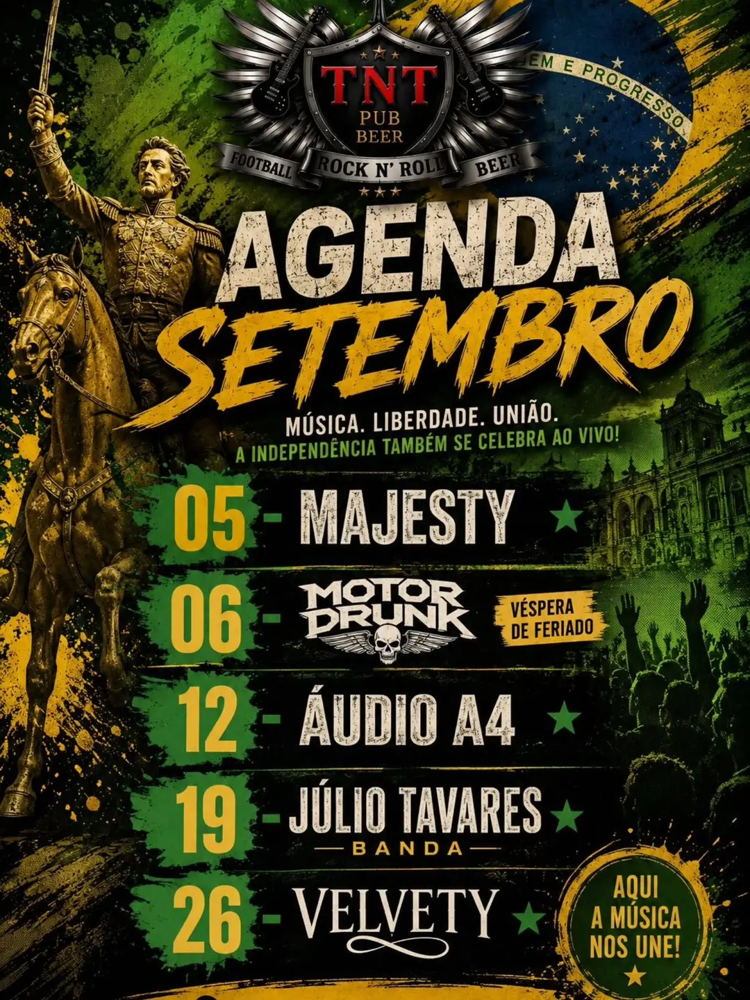 Flyer de Banda Audio A4