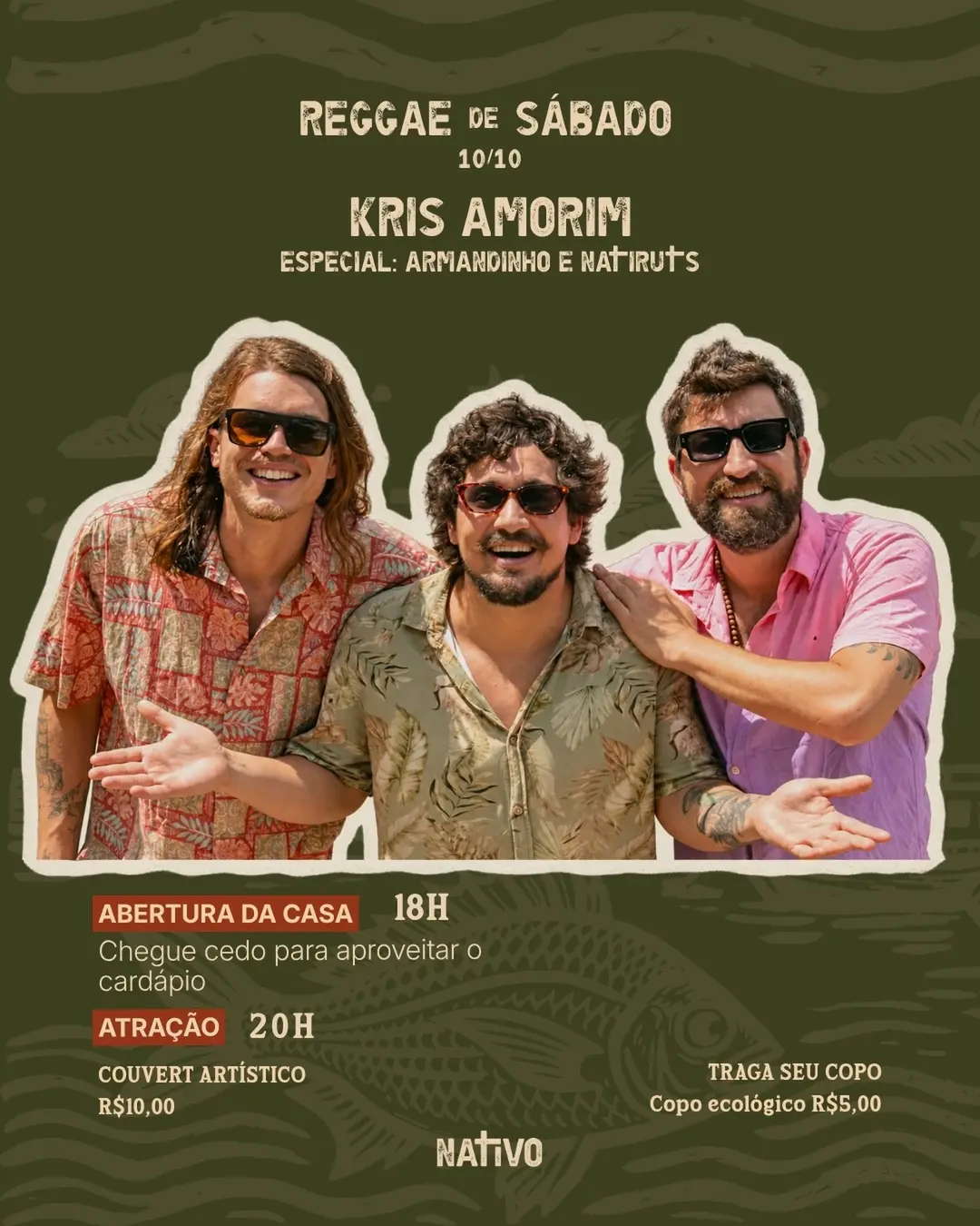 Flyer de Kris Amorim