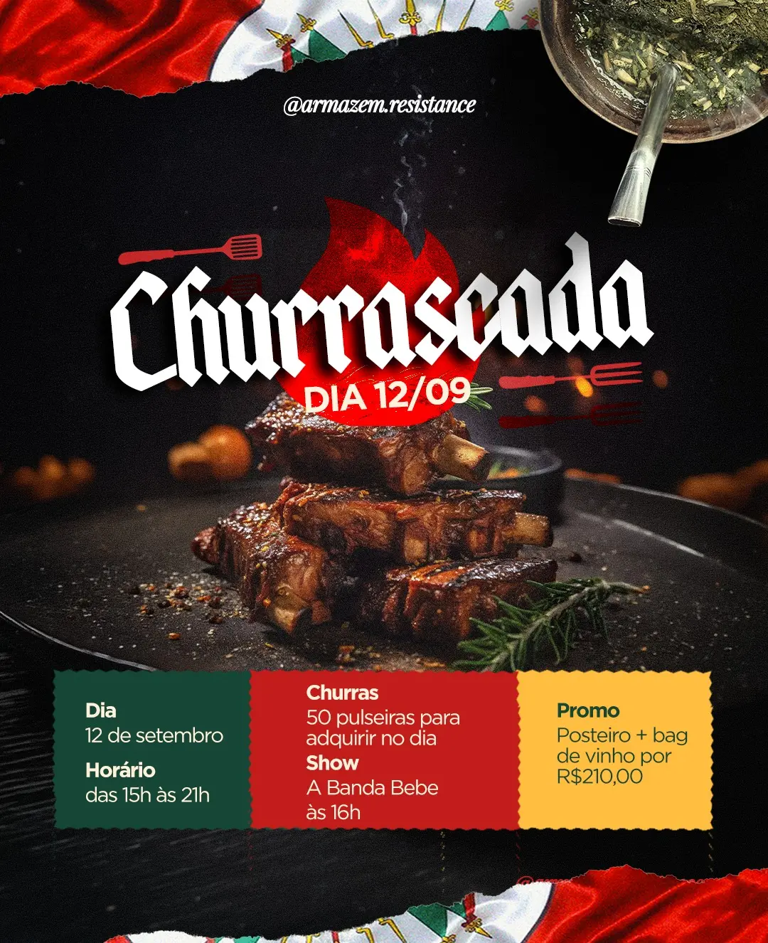 Flyer de Banda Bebe