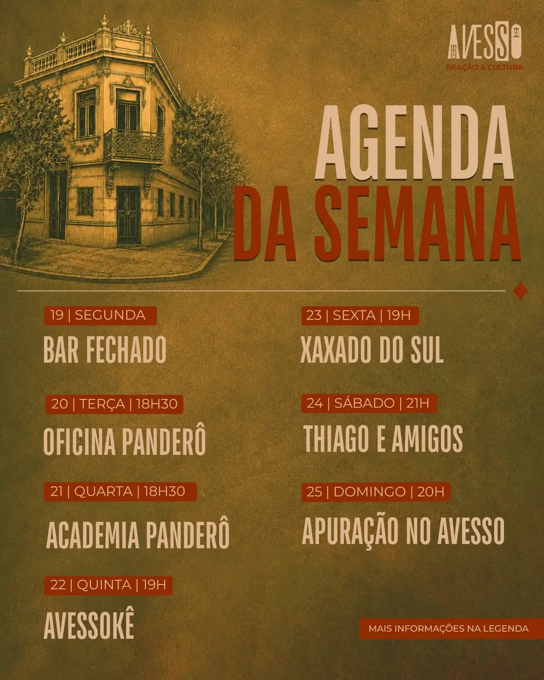 Flyer de Thiago e Amigos