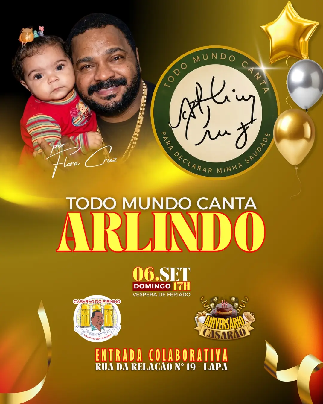 Flyer de Flora Cruz, DJ Nicolle Neumann e mais 4 artistas