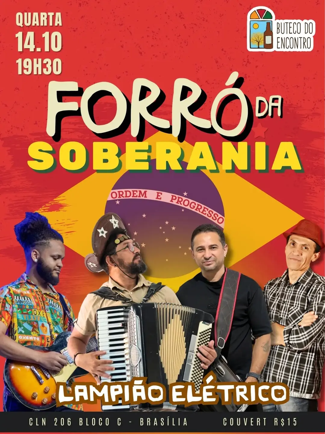 Flyer de Lampião Elétrico
