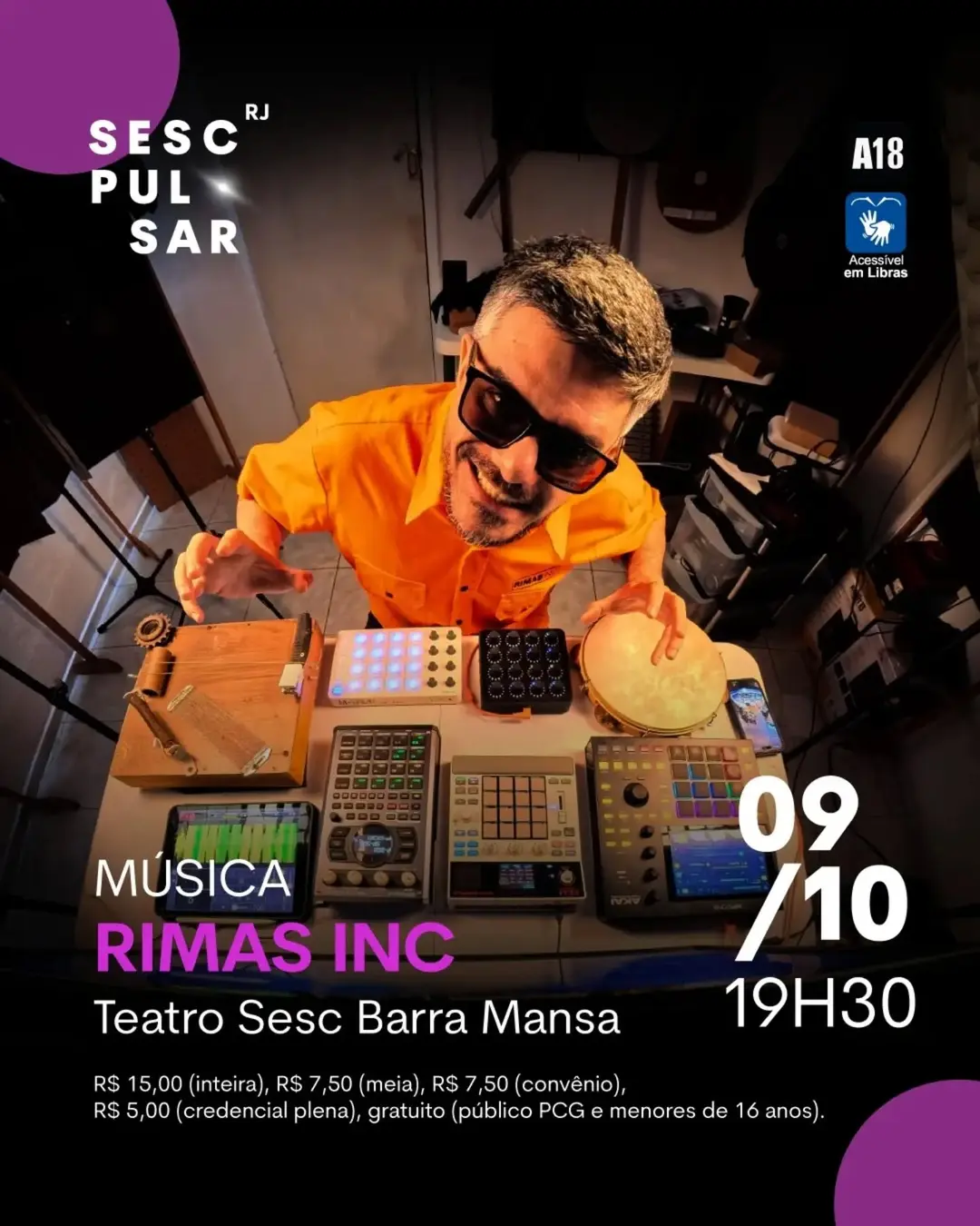 Flyer de Rimas Inc