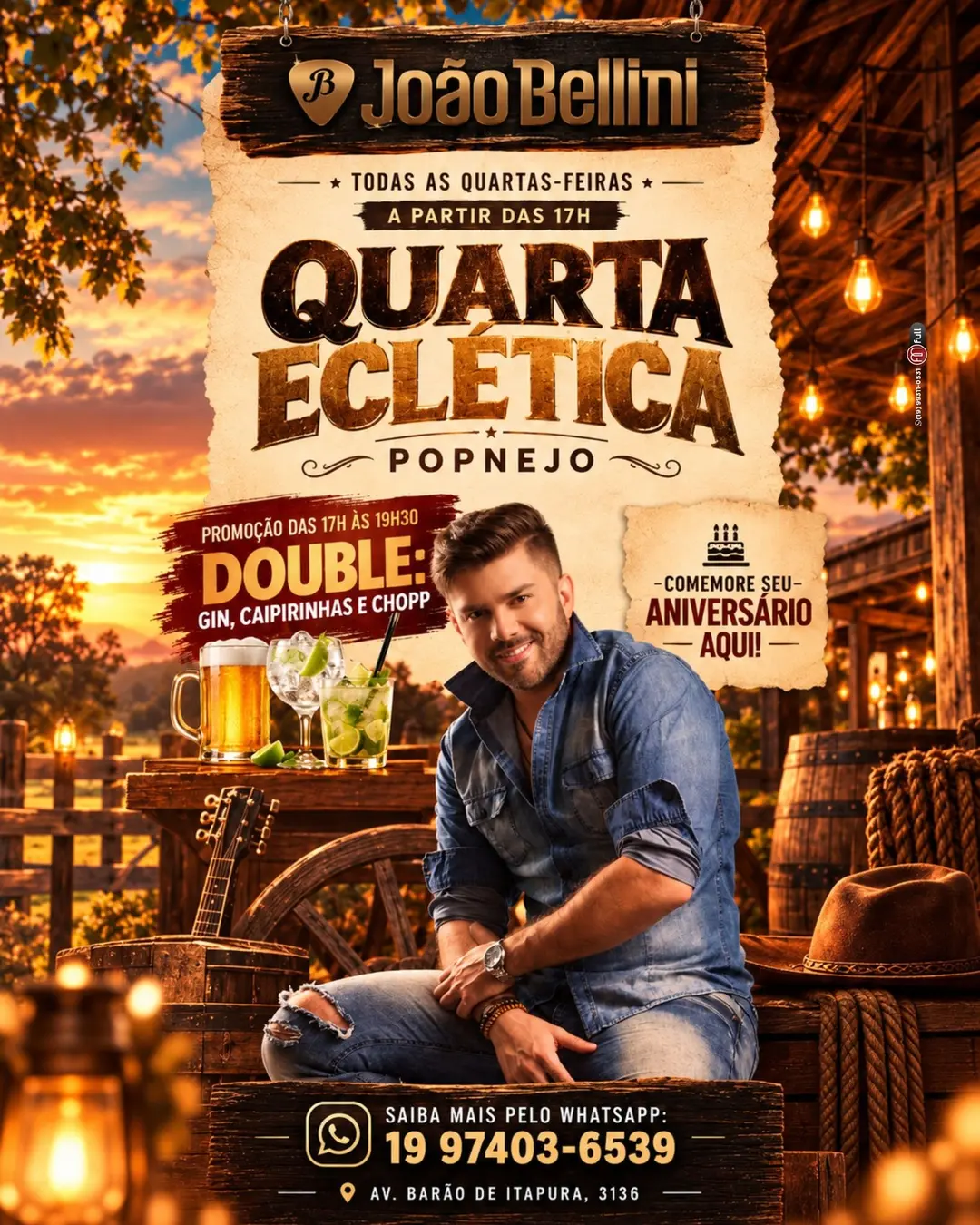 Flyer de João Bellini