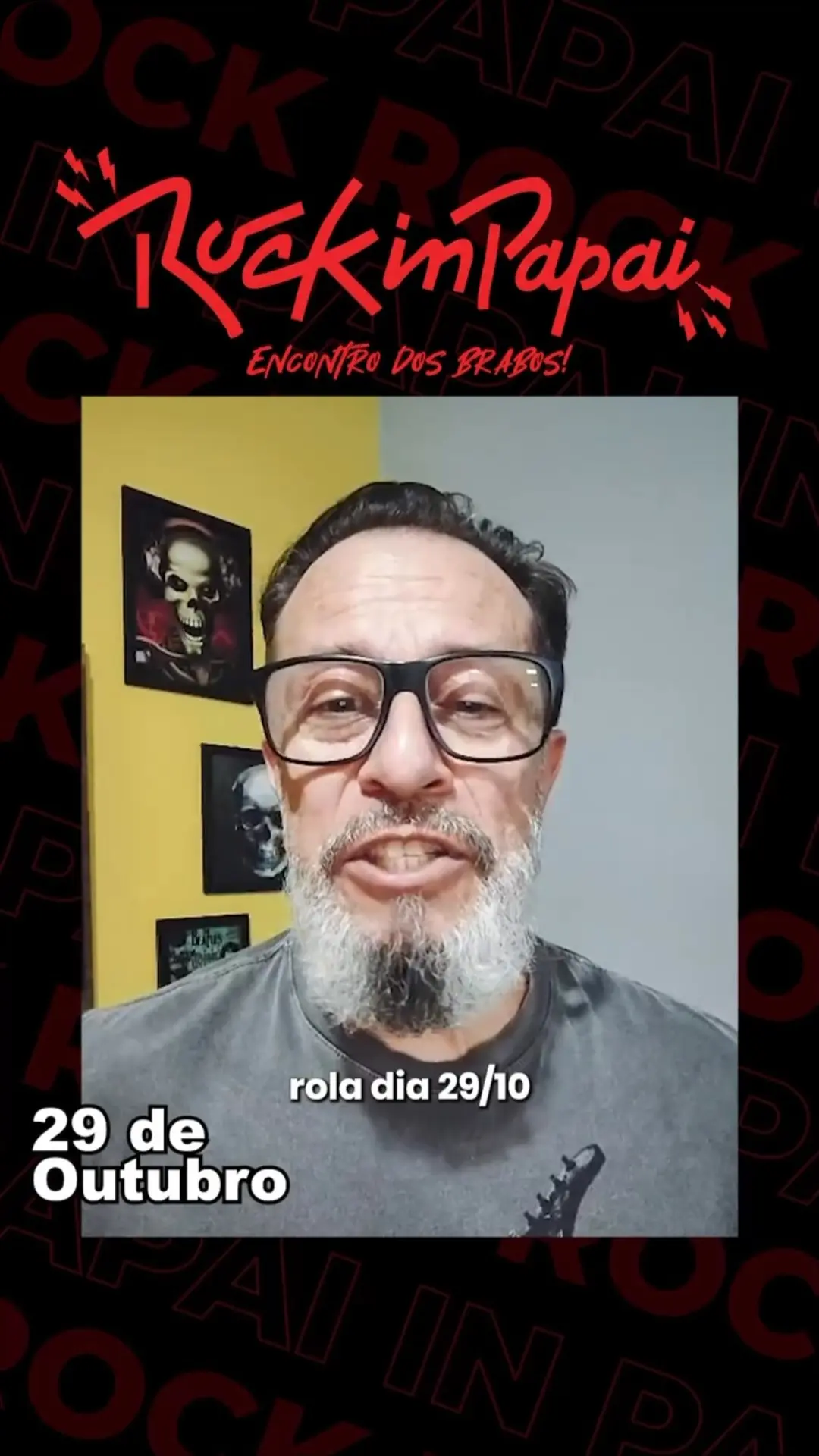 Flyer de Banda All Star 40, Banda X-Rock e mais 3 artistas