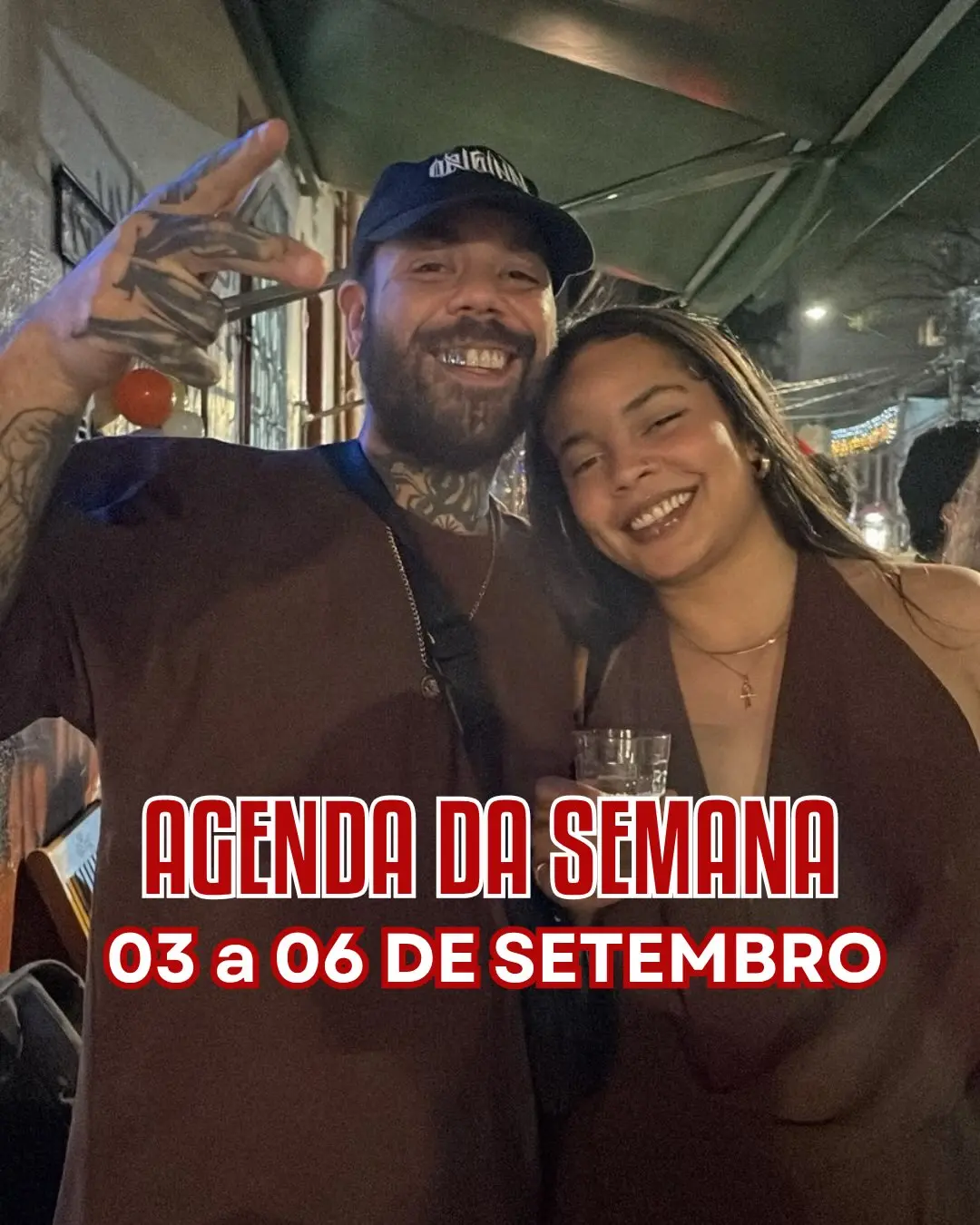 Flyer de Rebecca Costa e Nosso Dialeto