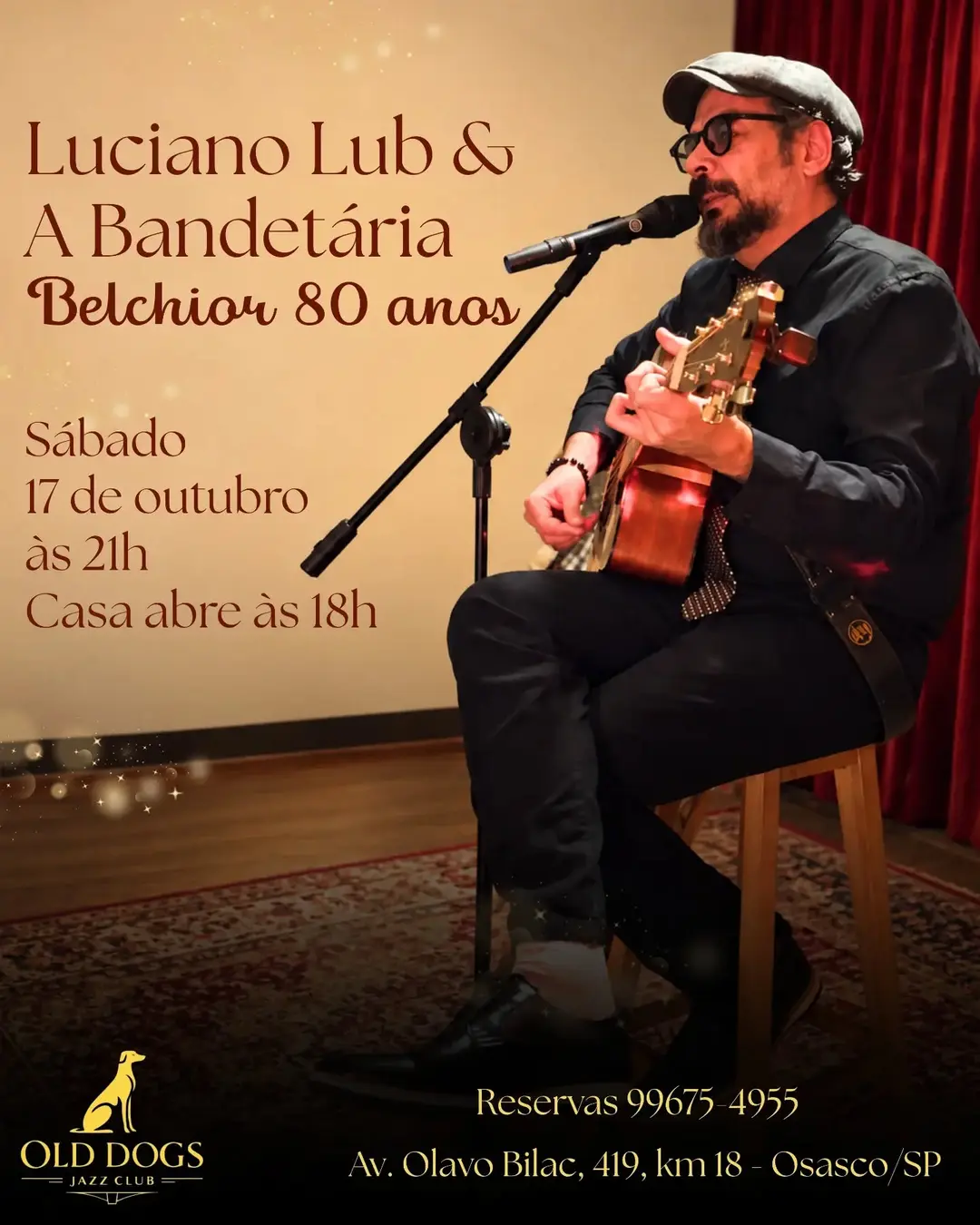 Flyer de Luciano Lub & A Bandetária