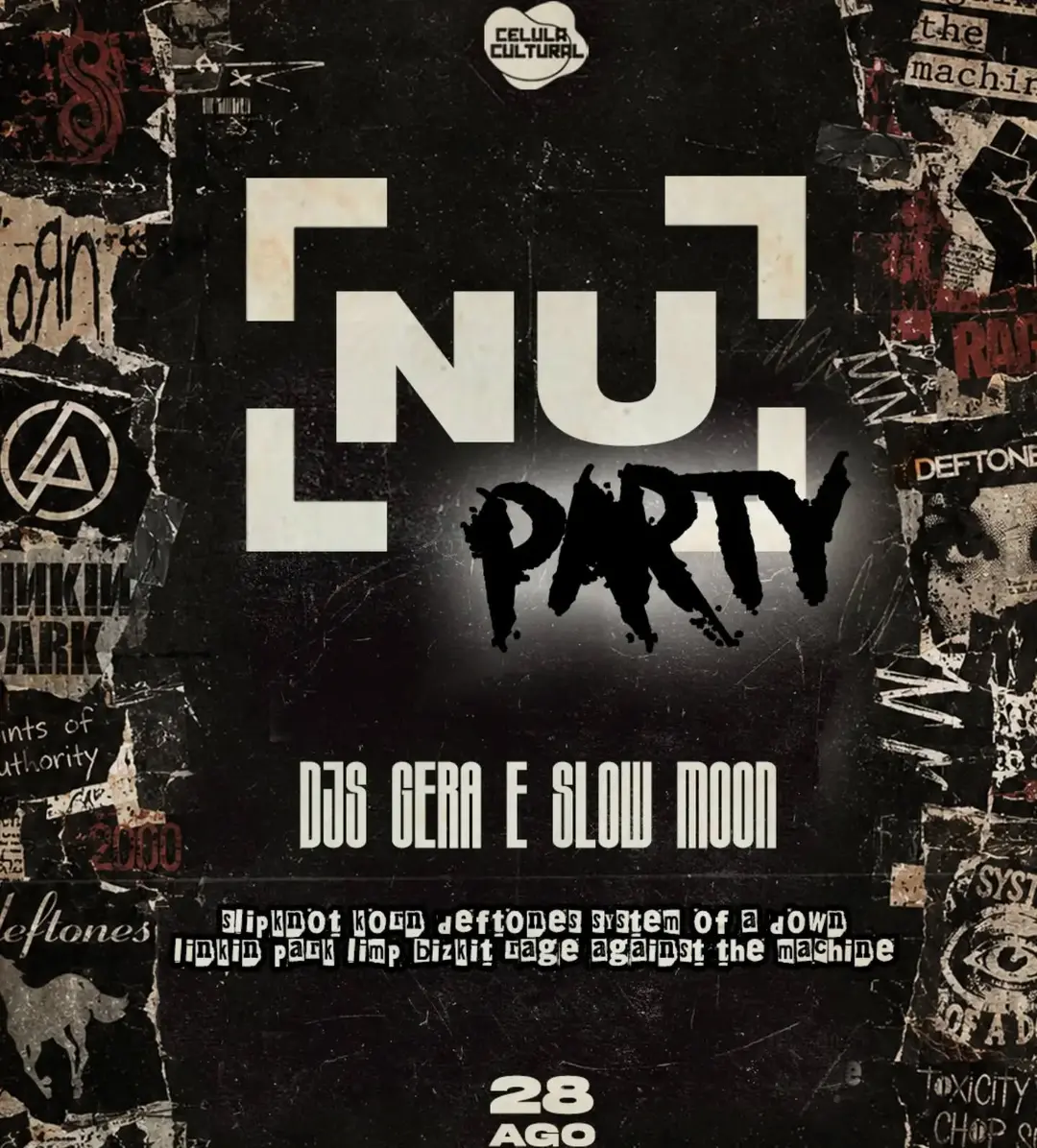 Flyer de Slow Moon e DJ Gera