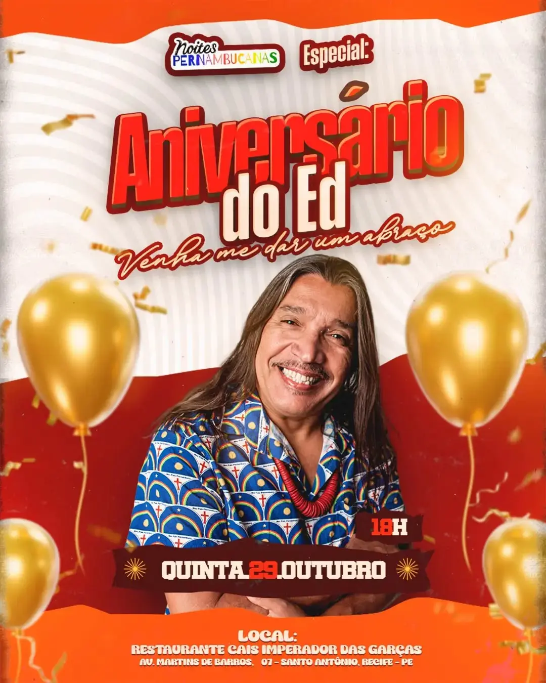 Flyer de Ed Carlos