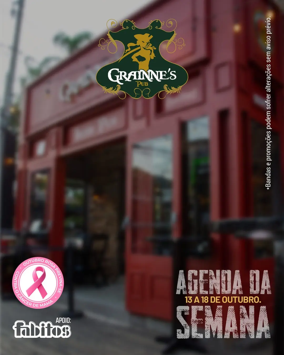 Flyer de Banda Outside e Rocksauro
