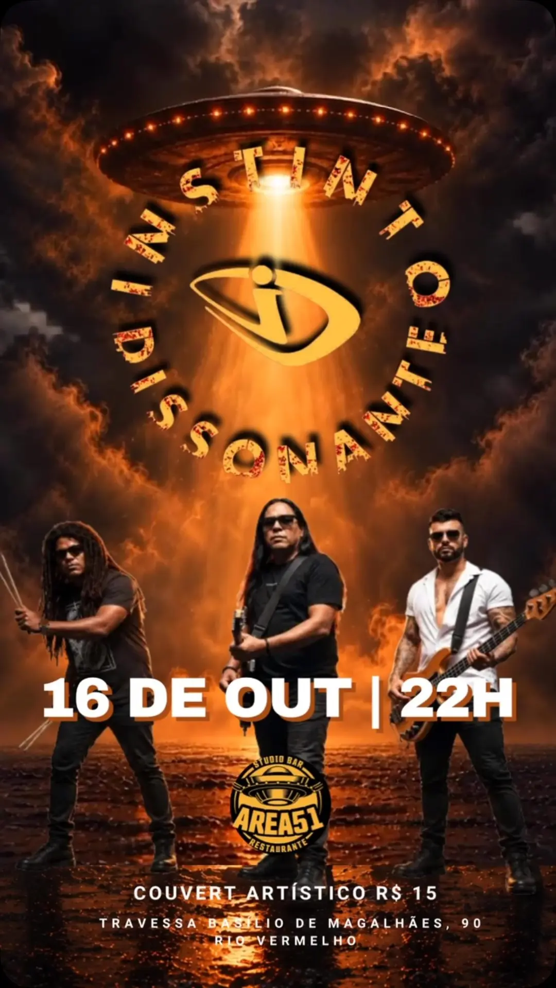 Flyer de Instinto Dissonante