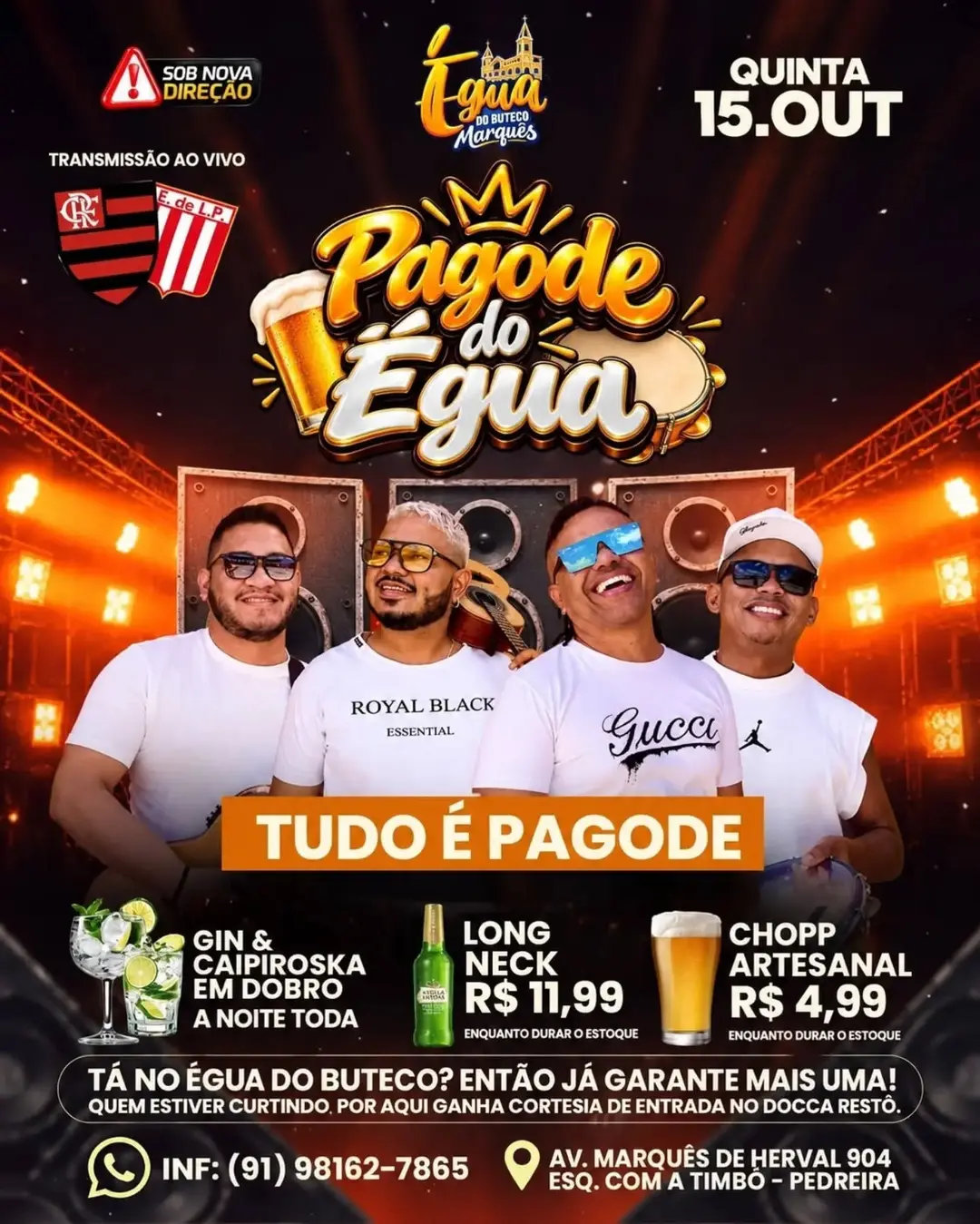 Flyer de Tudo É Pagode