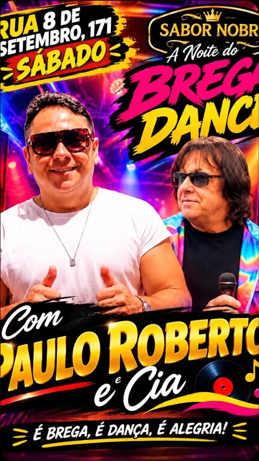 Flyer de Nelinho Studio e Ceará Brega Show