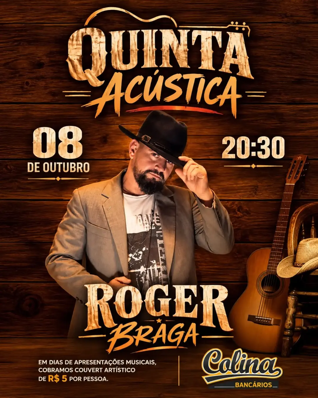 Flyer de Roger Braga