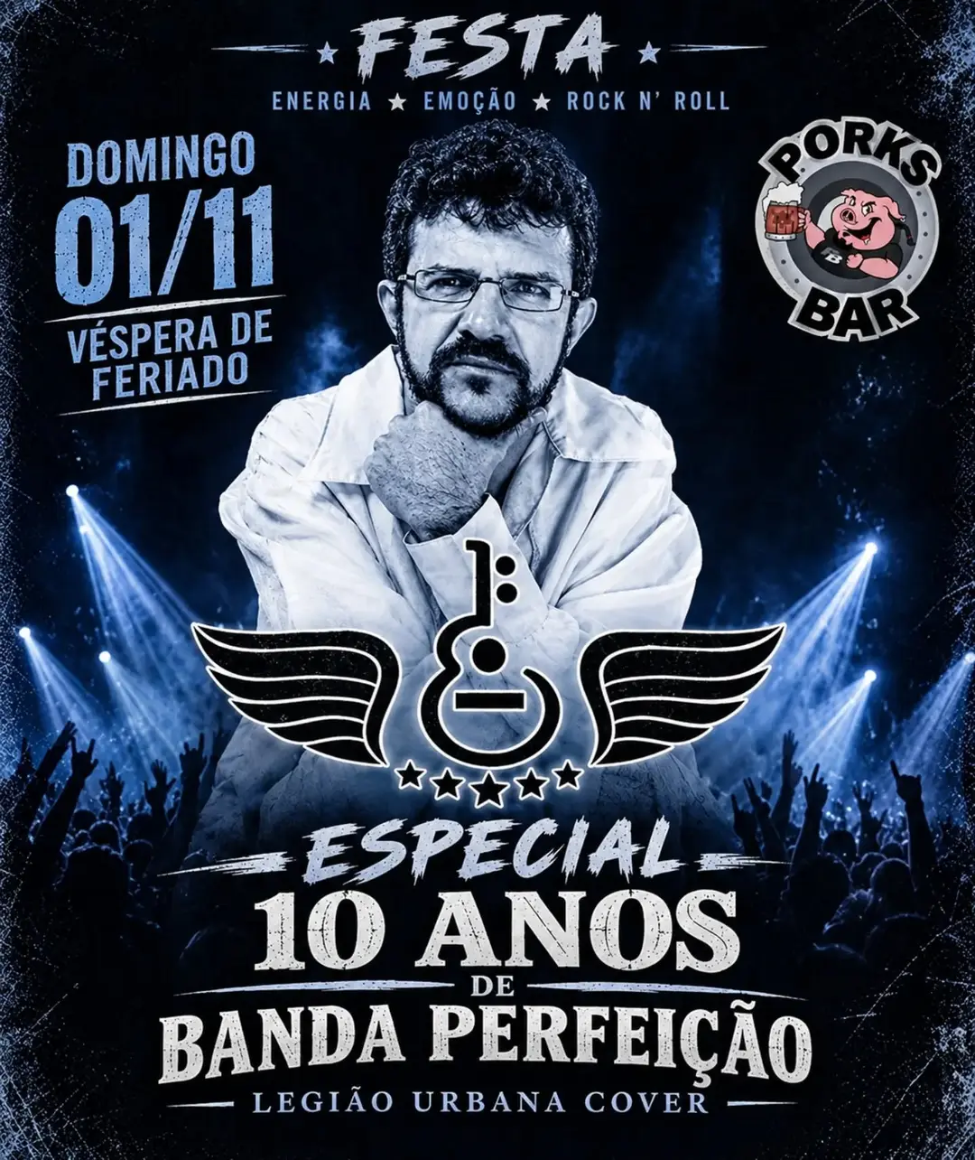 Flyer de Banda Perfeição