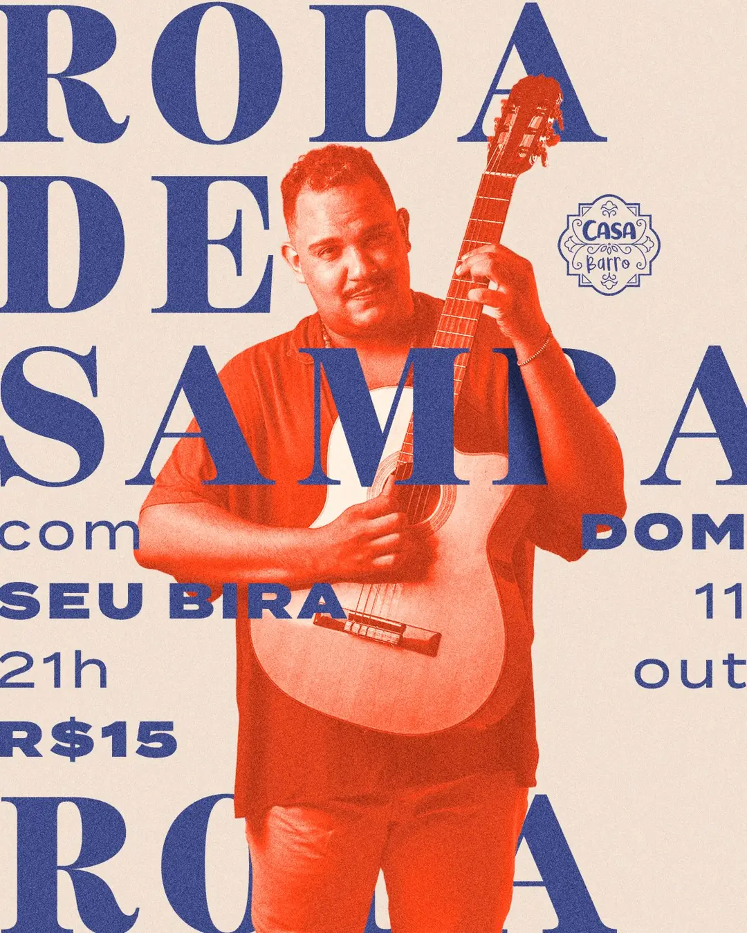 Flyer de Seu Bira