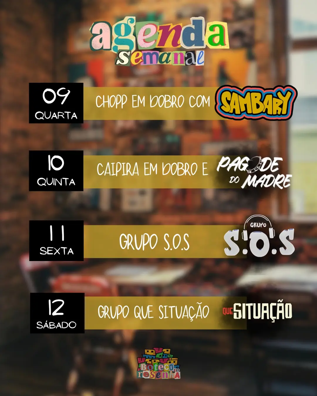 Flyer de Grupo Que Situação