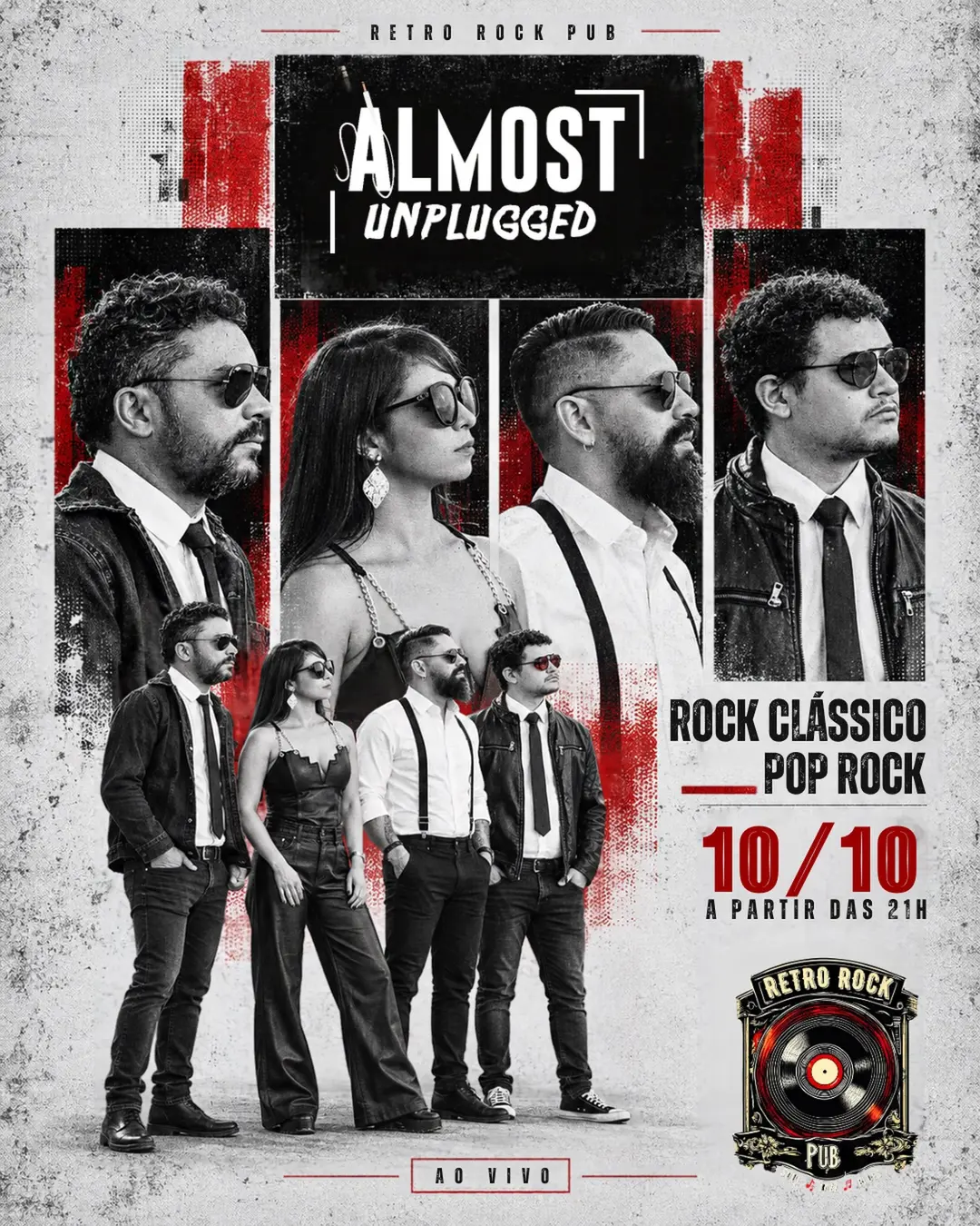 Flyer de Almost Unplugged