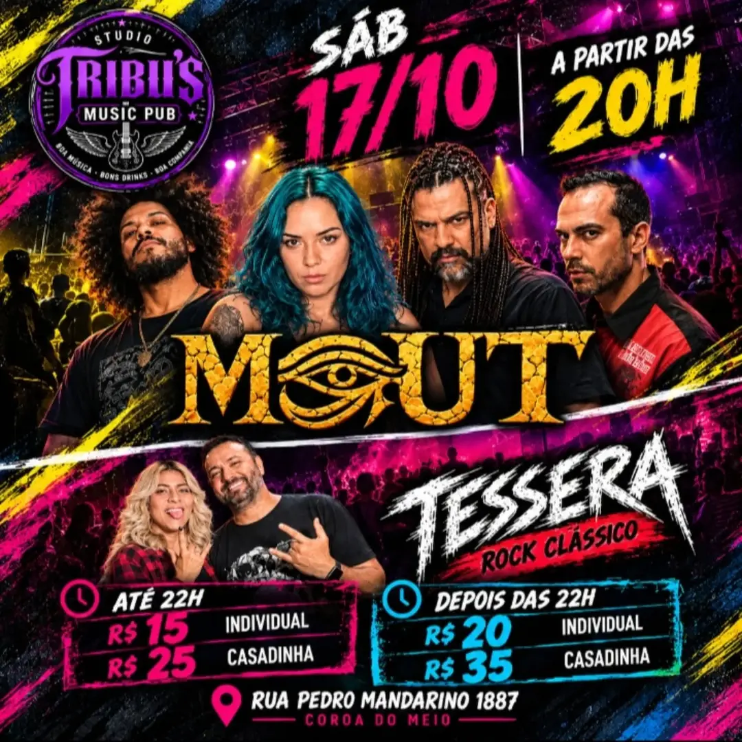 Flyer de Téssera e Mout