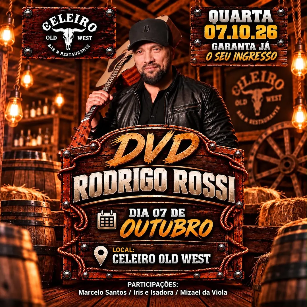 Flyer de Rodrigo Rossi