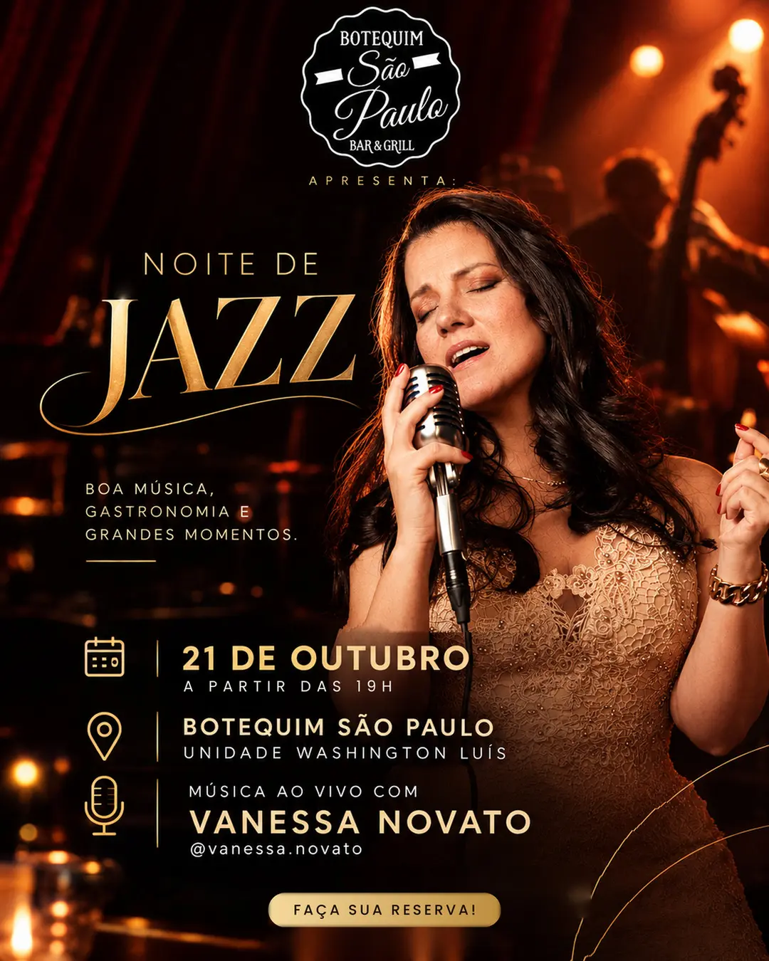 Flyer de Vanessa Novato