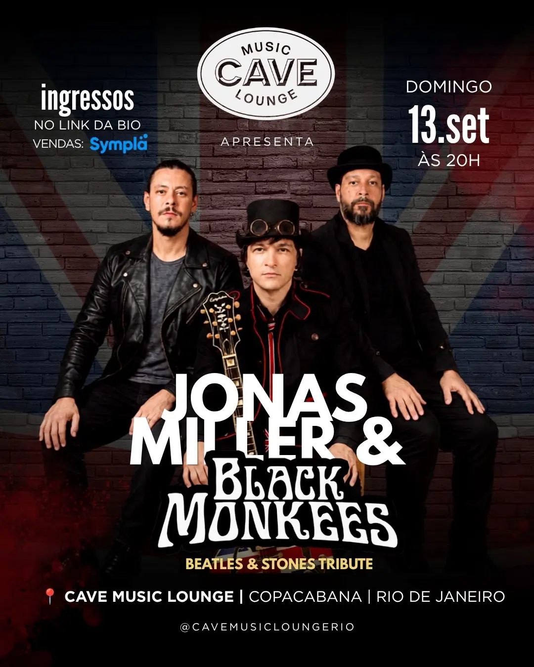 Flyer de Jonas Miller & Black Monkees