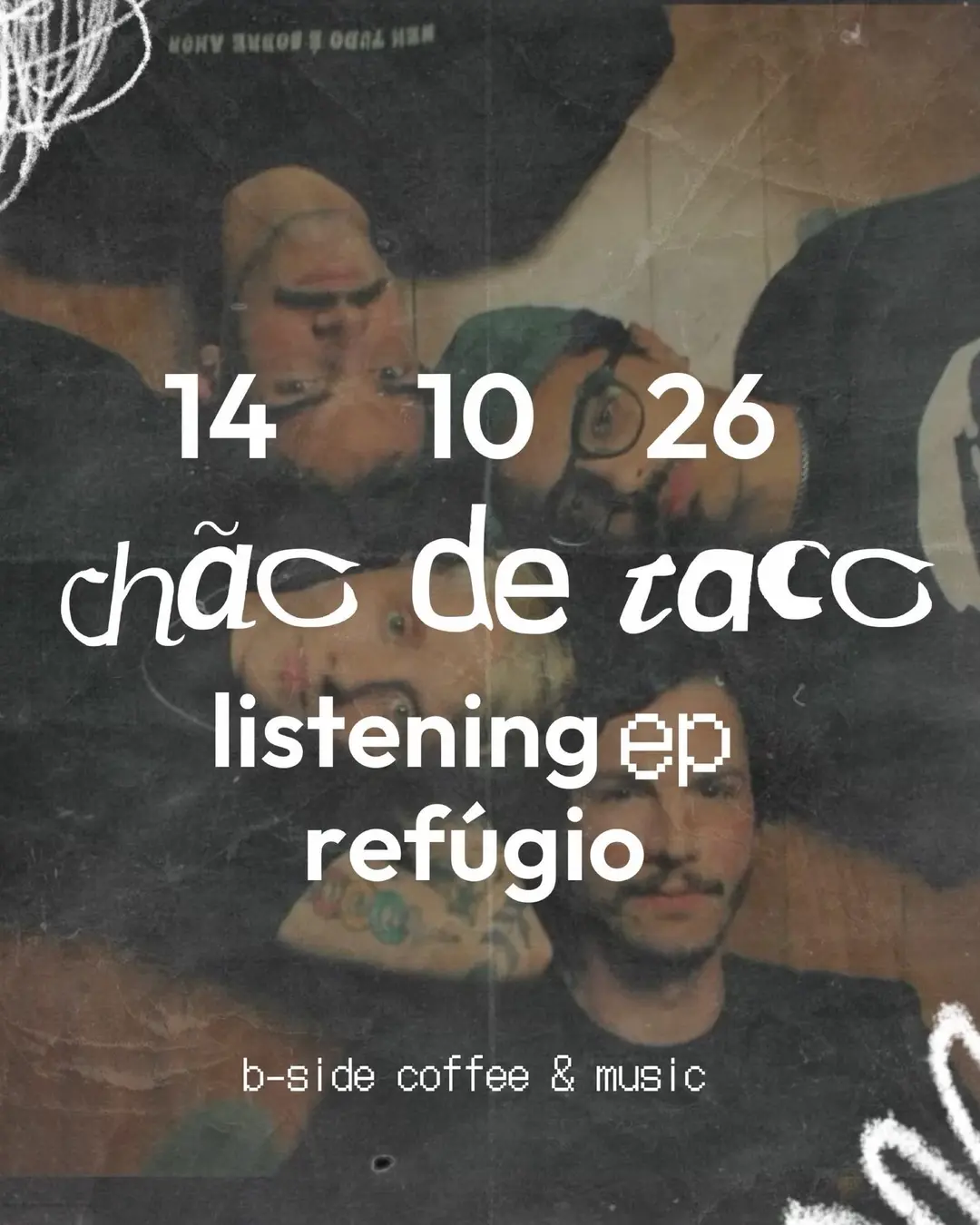Flyer de Chão de Taco, Resp3x, Edifício 43 e Terra Plana
