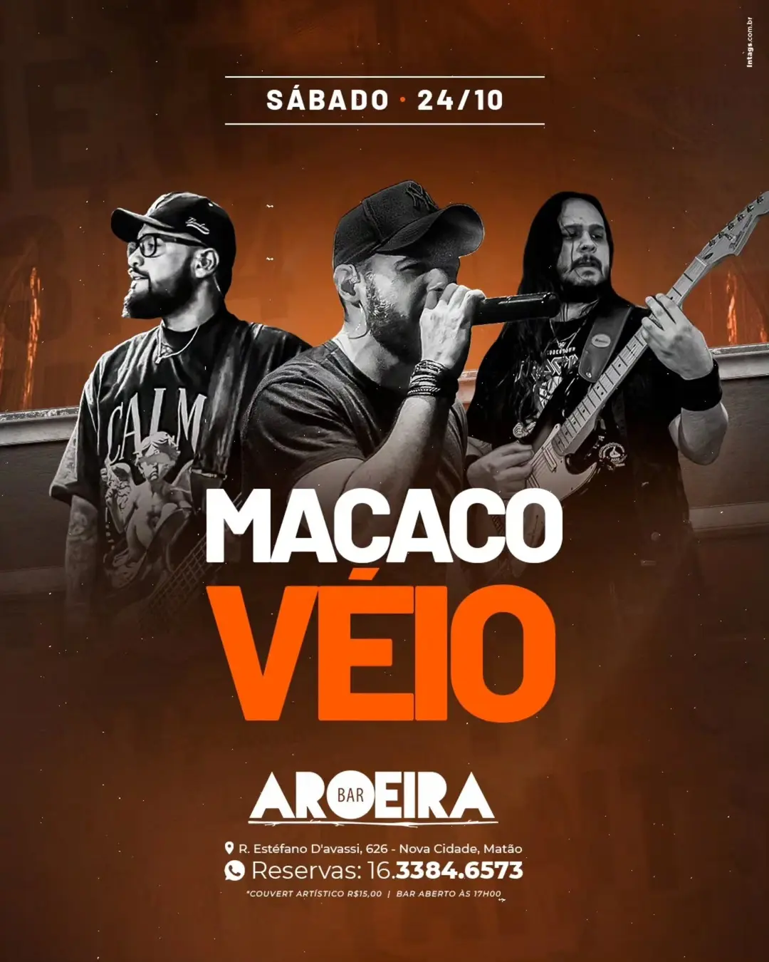 Flyer de Macaco Véio