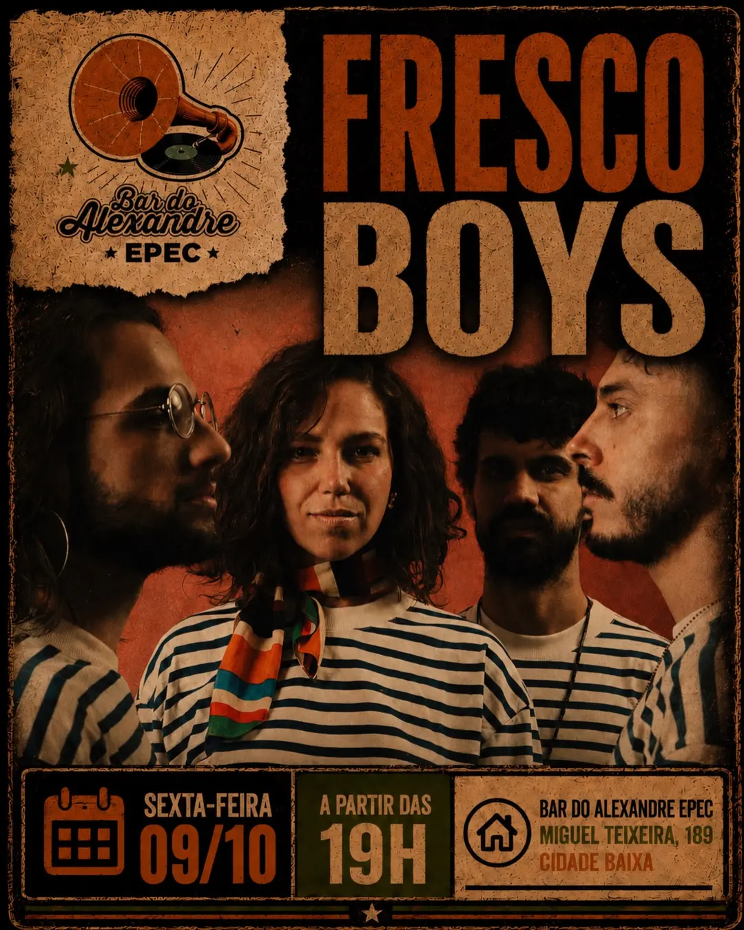 Flyer de Frescoboys