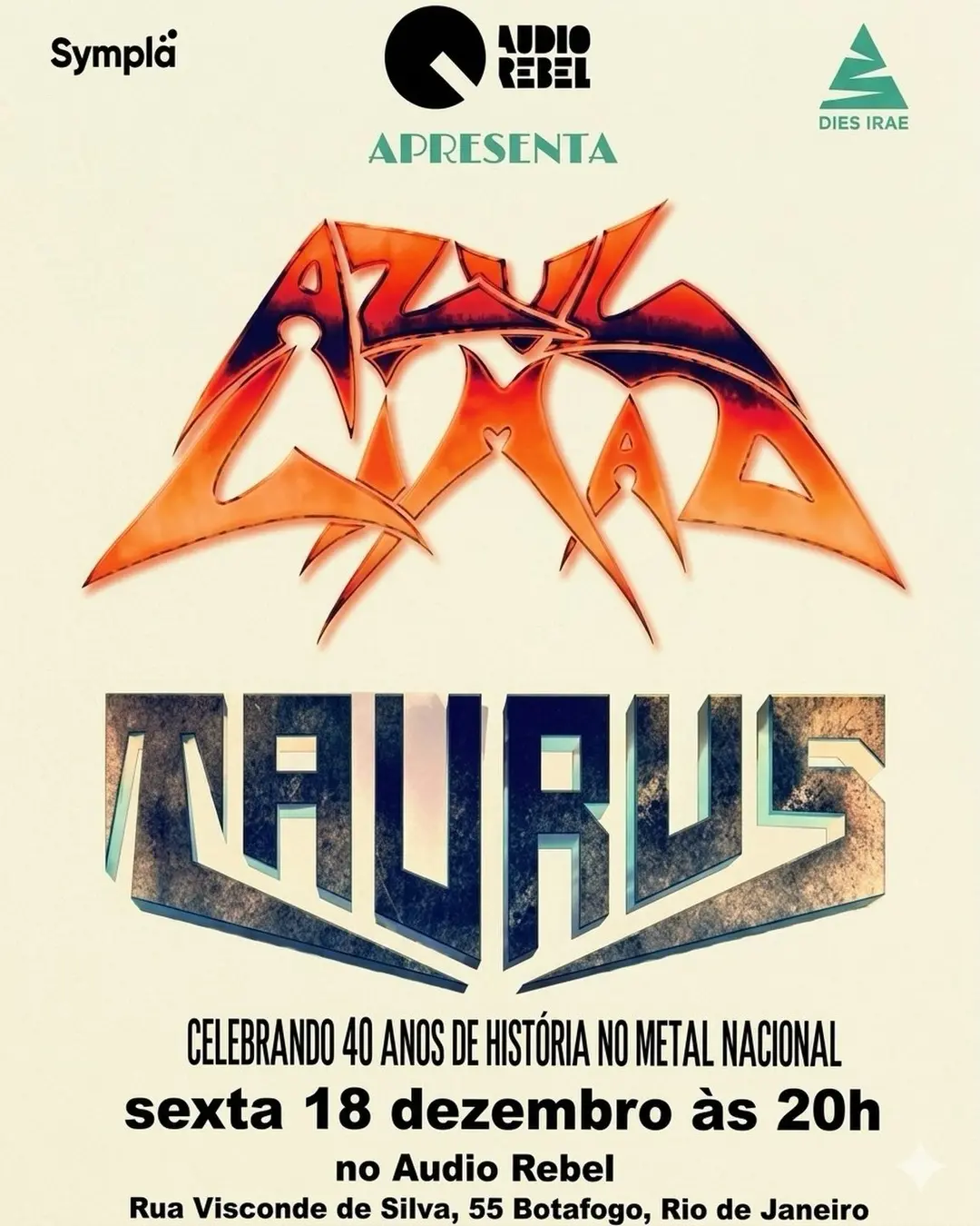 Flyer de Azul Limão e Taurus Oficial