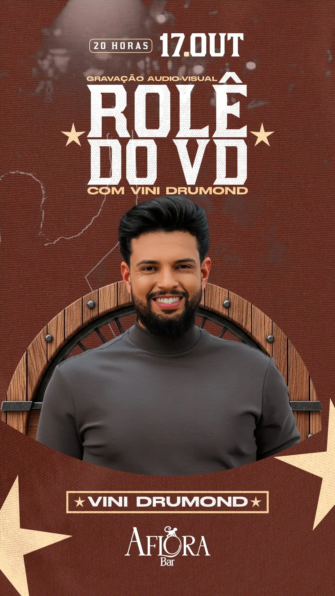 Flyer de VD e Vini Drumond