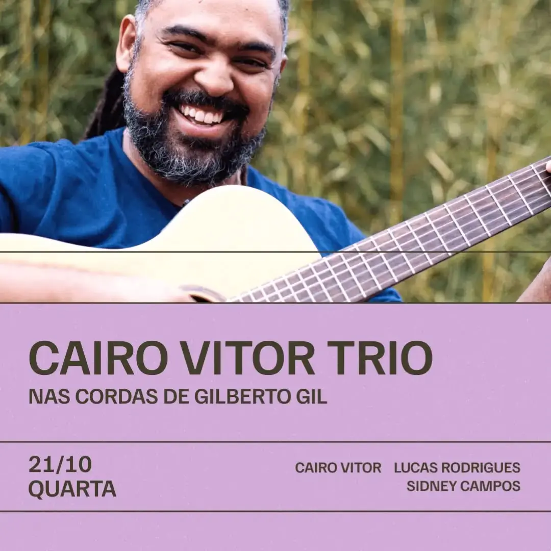 Flyer de Cairo Vitor, Sidney Campos e Lucas Rodrigues