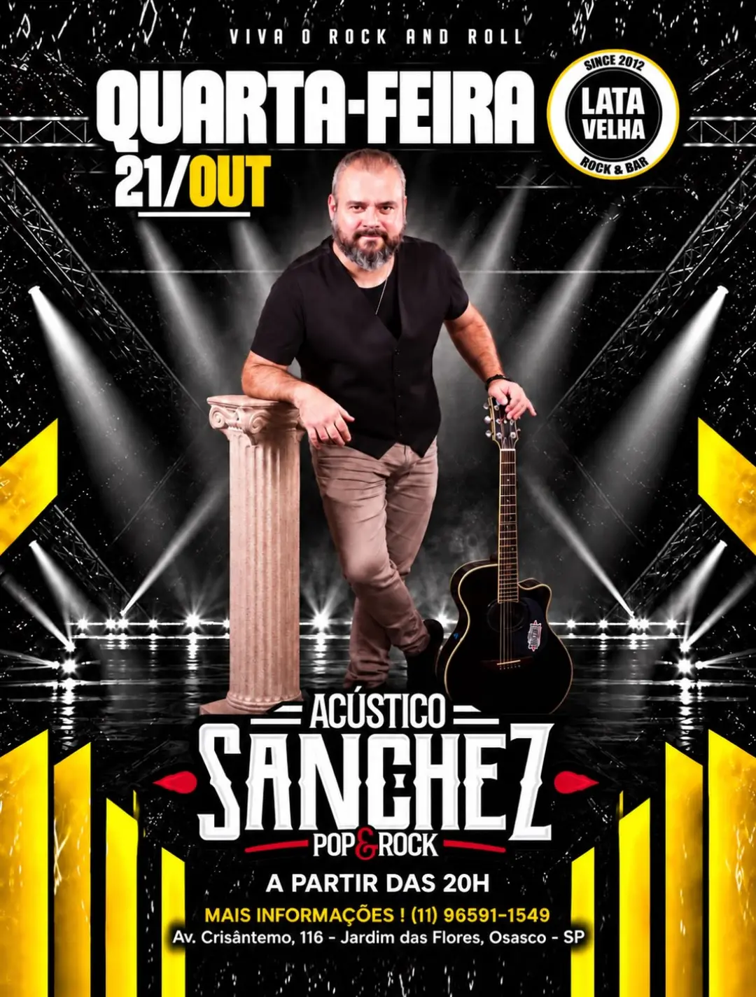 Flyer de Sanchez Acústico