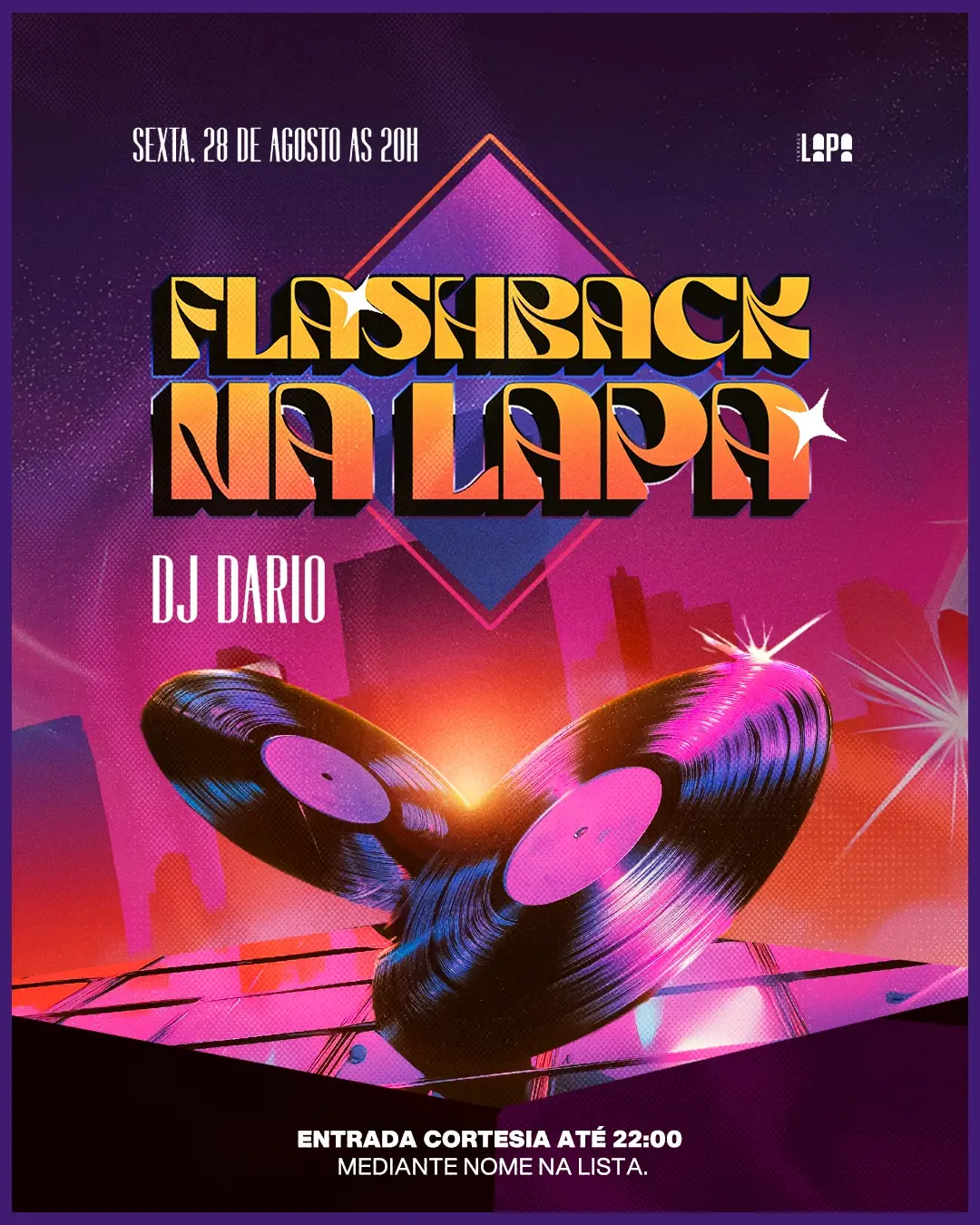 Flyer de DJ Dario