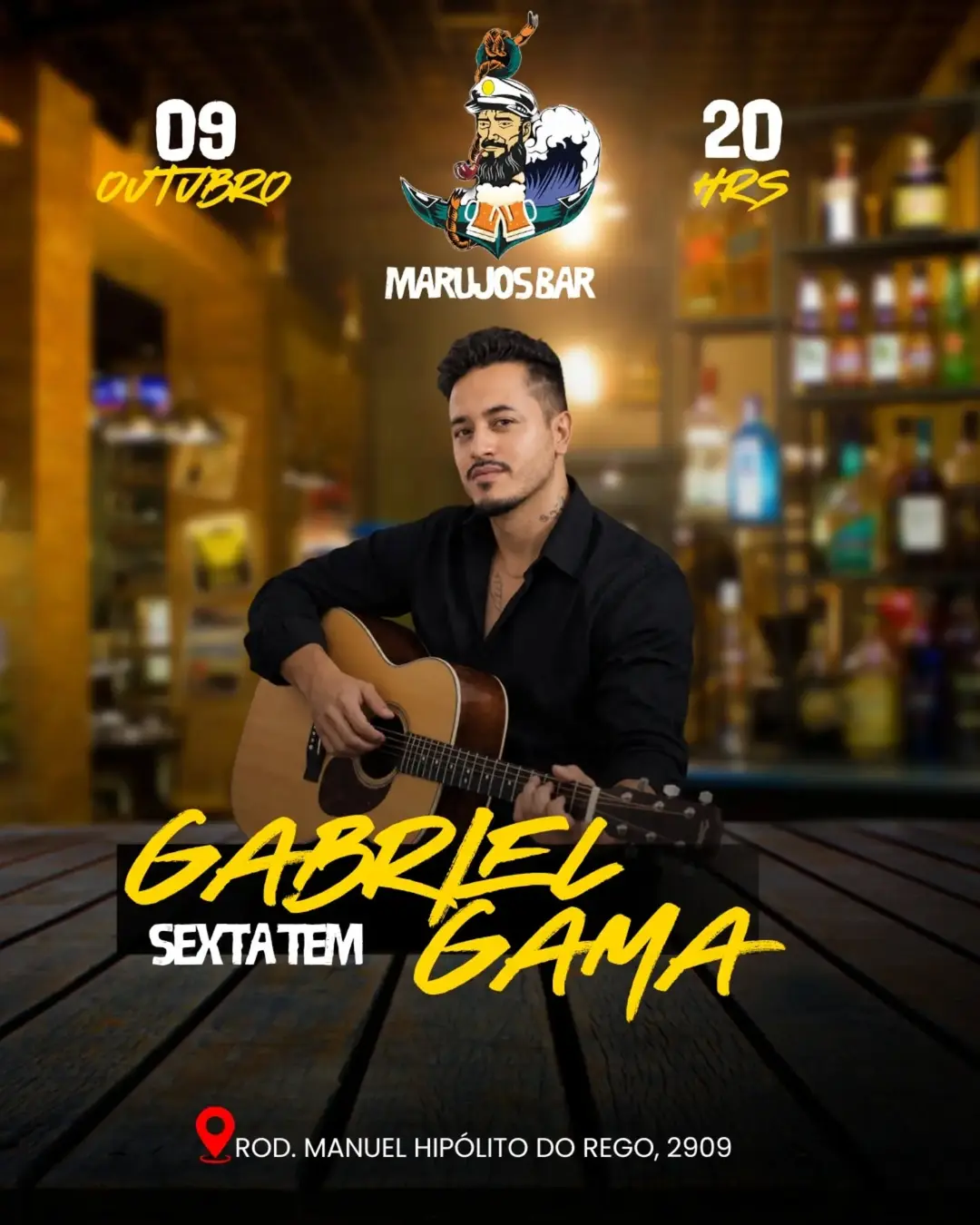 Flyer de Pagode do Carika