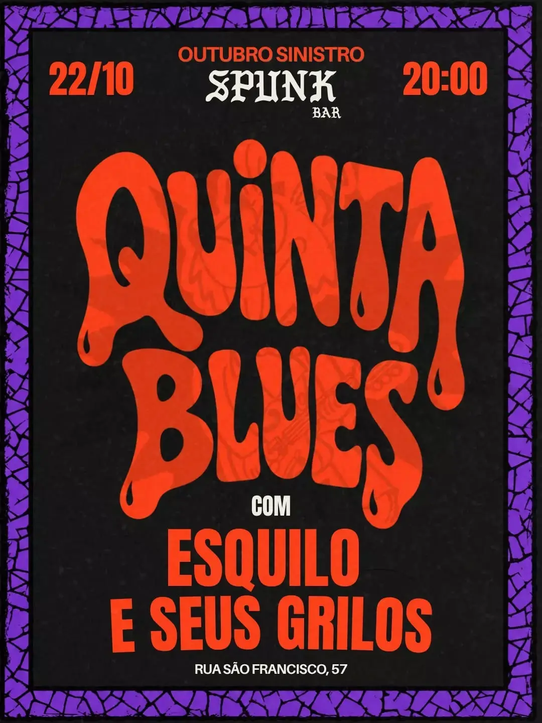 Flyer de Esquilo e Seus Grilos