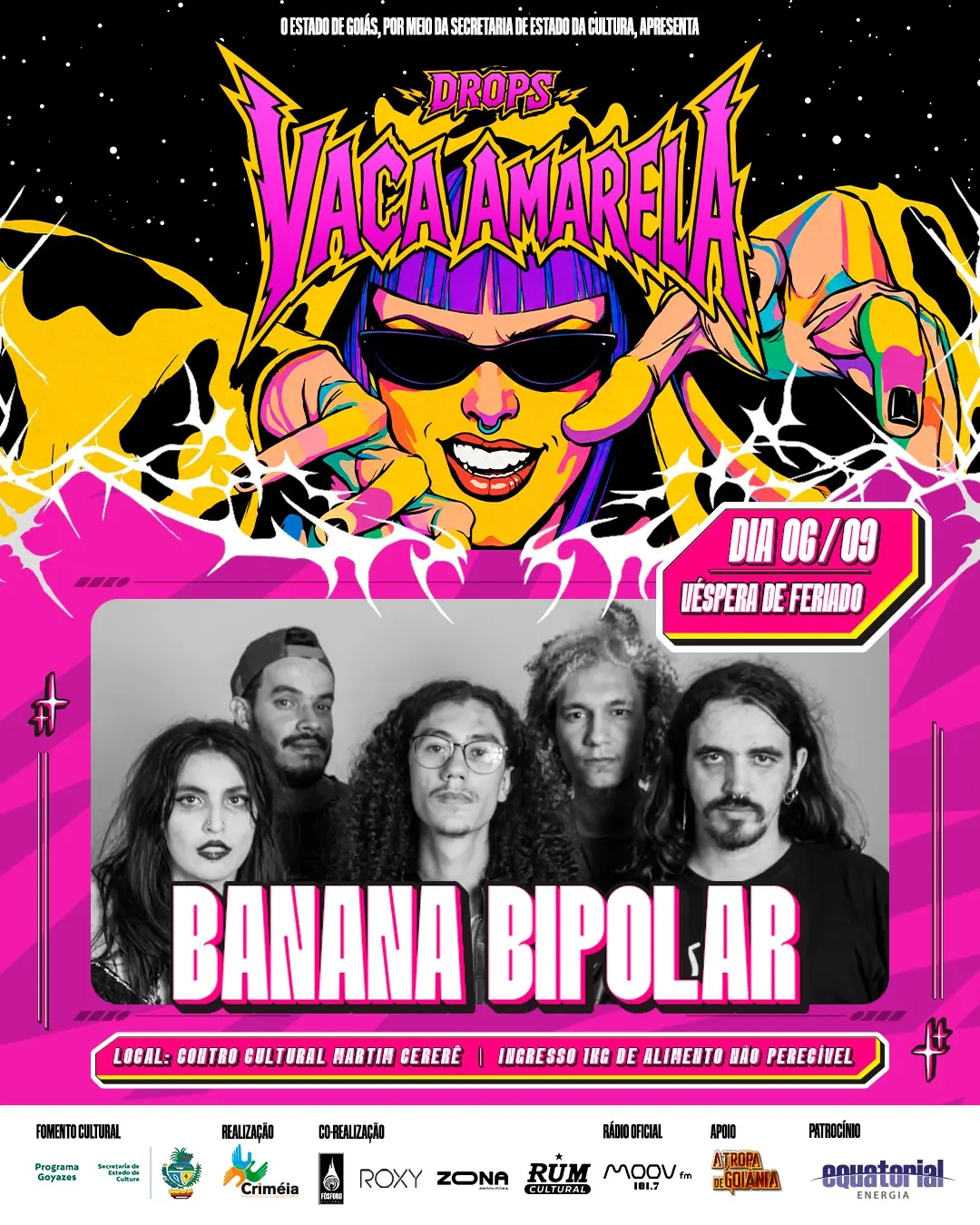 Flyer de Banana Bipolar e Banana Bilopar