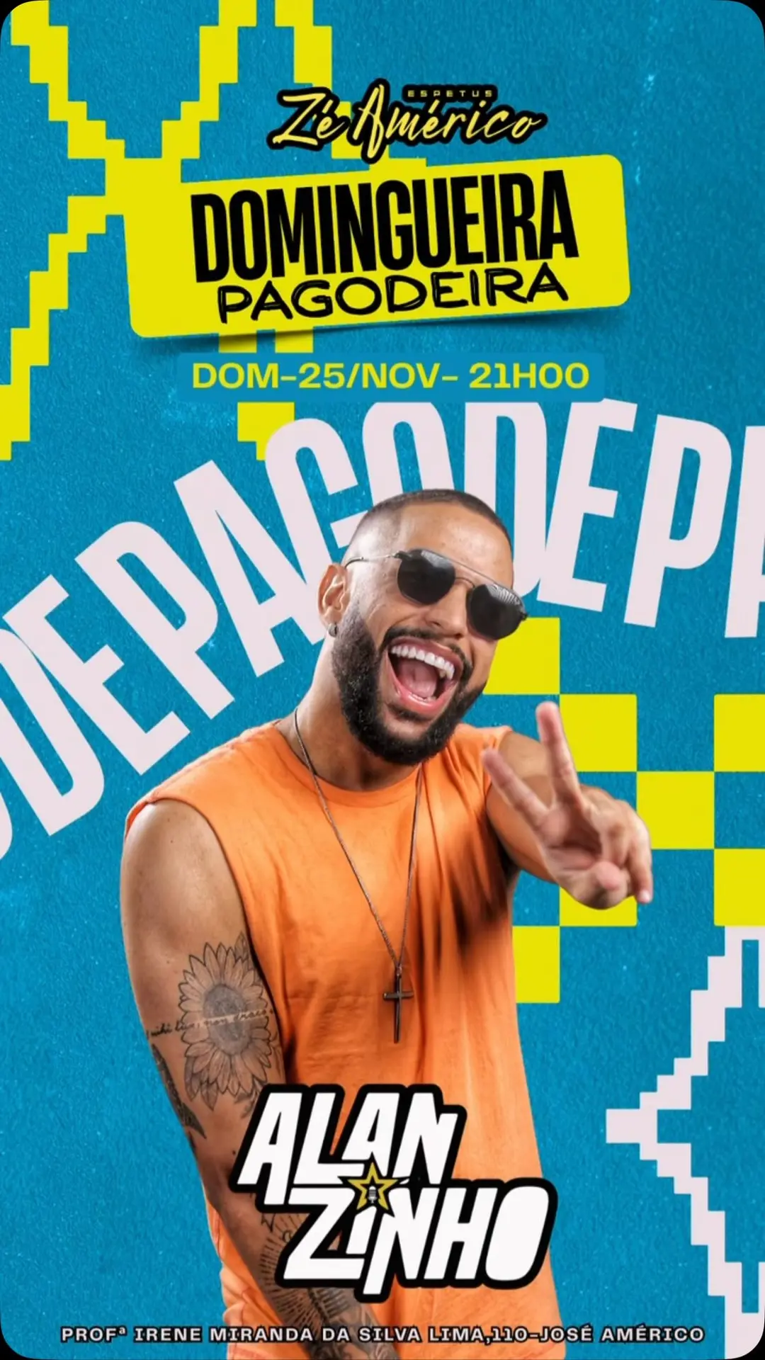 Flyer de Alan Barbosa