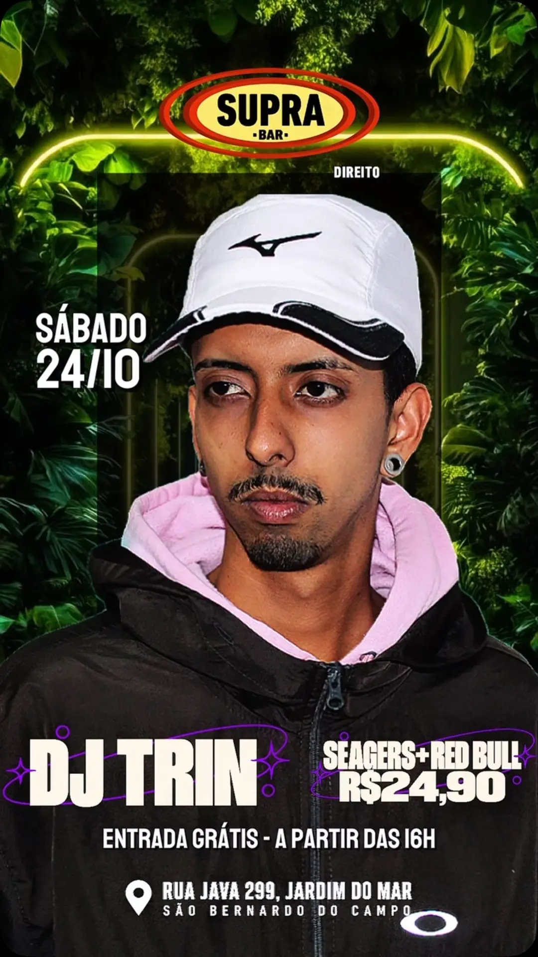 Flyer de DJ Trin