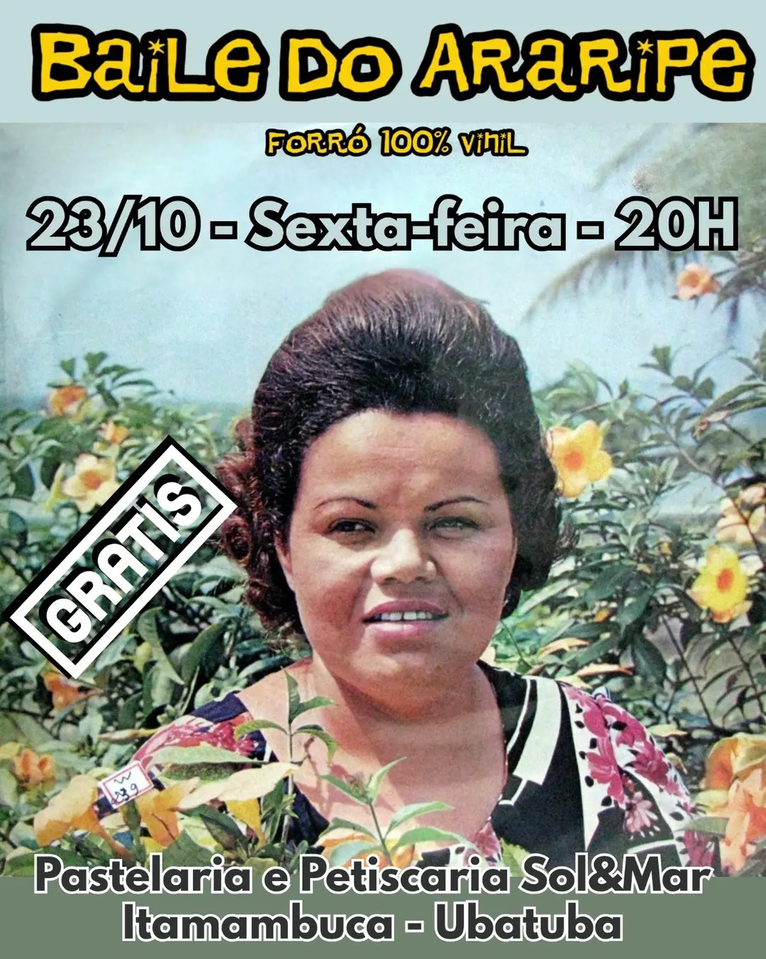 Flyer de Baile do Araripe e DJ Araripe
