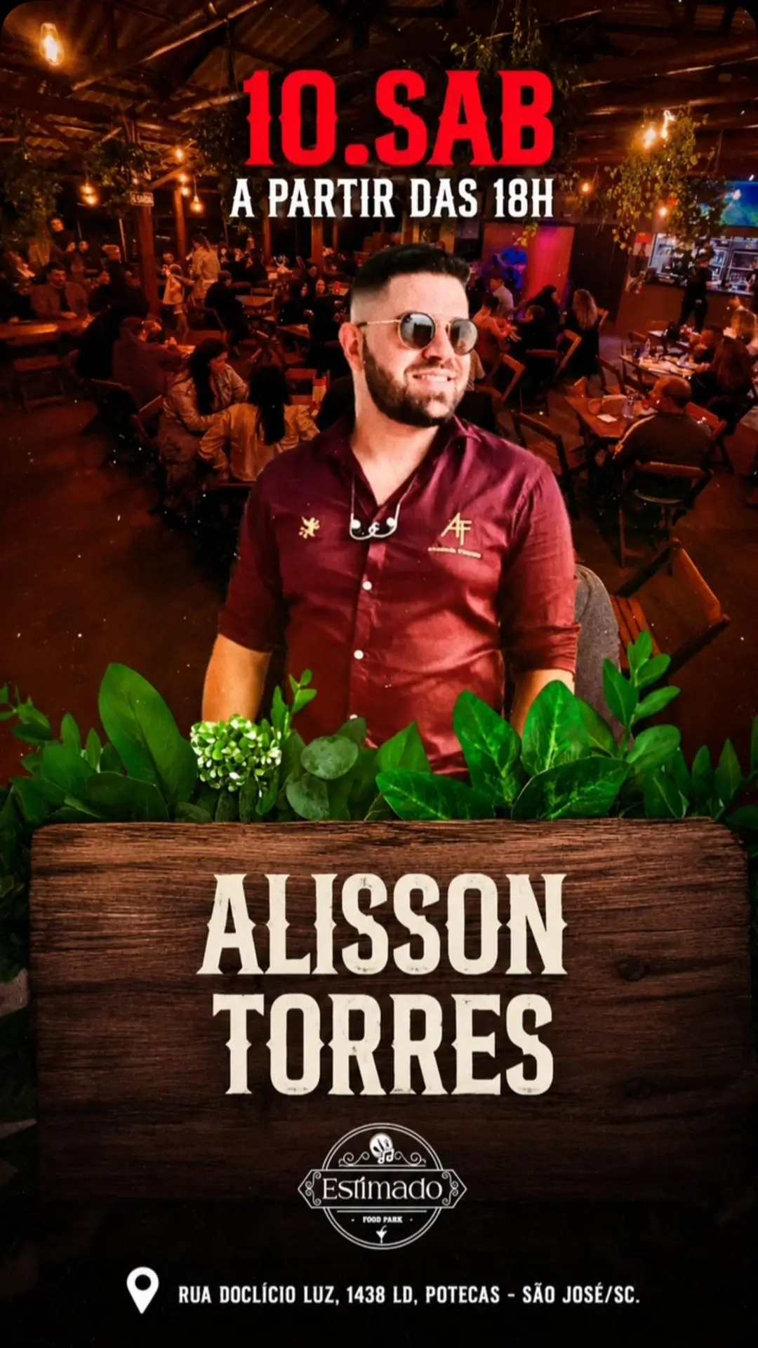 Flyer de Alisson Torres