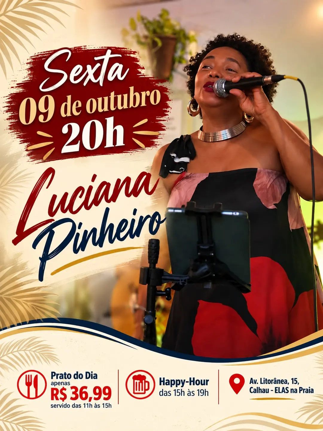 Flyer de Luciana Pinheiro