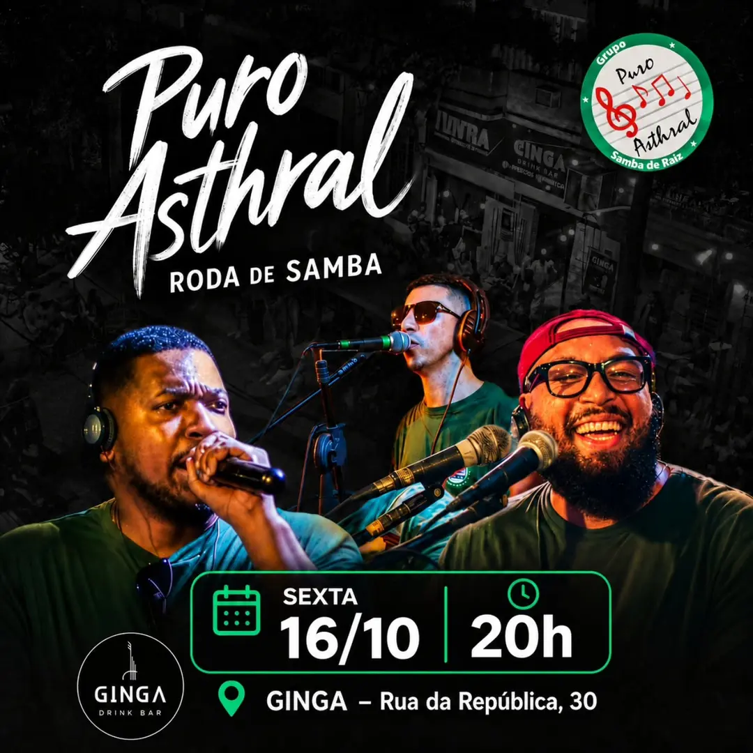 Flyer de Grupo Puro Asthral
