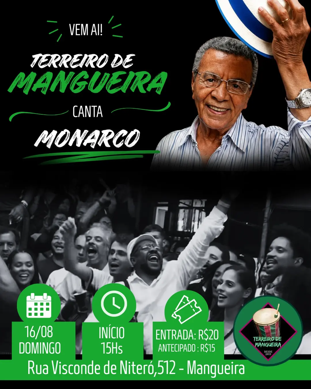 Flyer de Grupo Caxambu