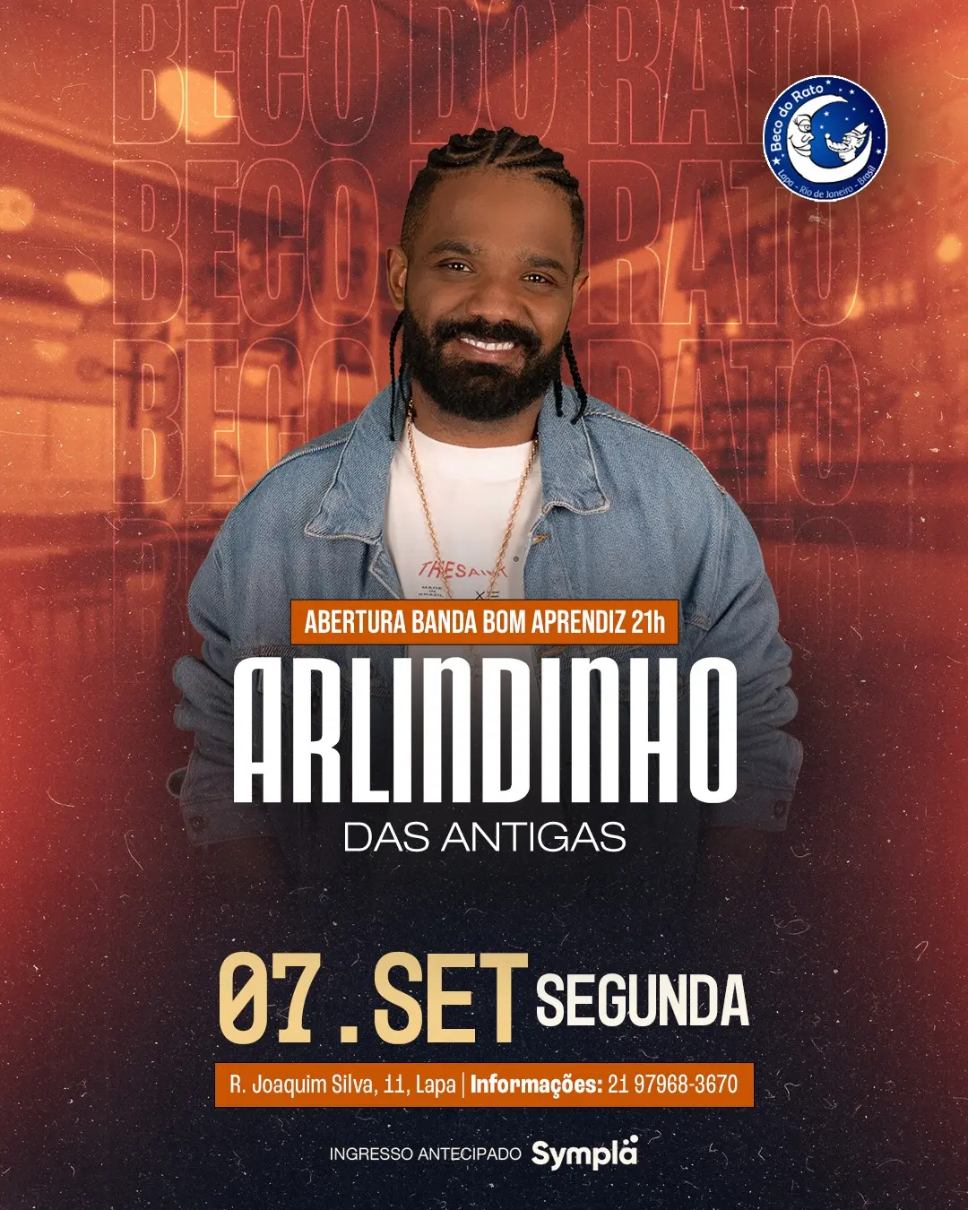 Flyer de Arlindinho